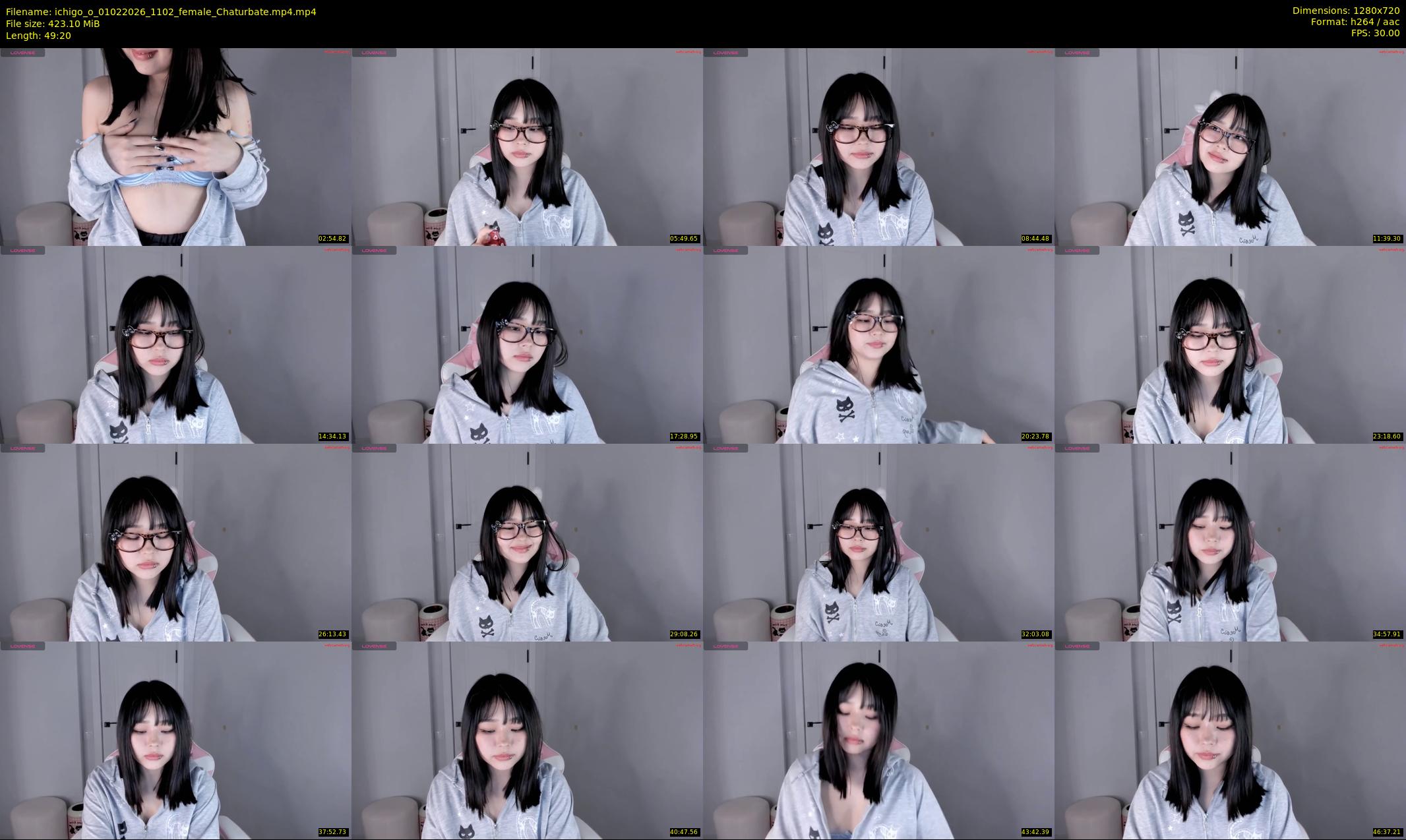 ichigo_o — 50 minute Chaturbate female cam show recording, 720p, Feb 1, 2026