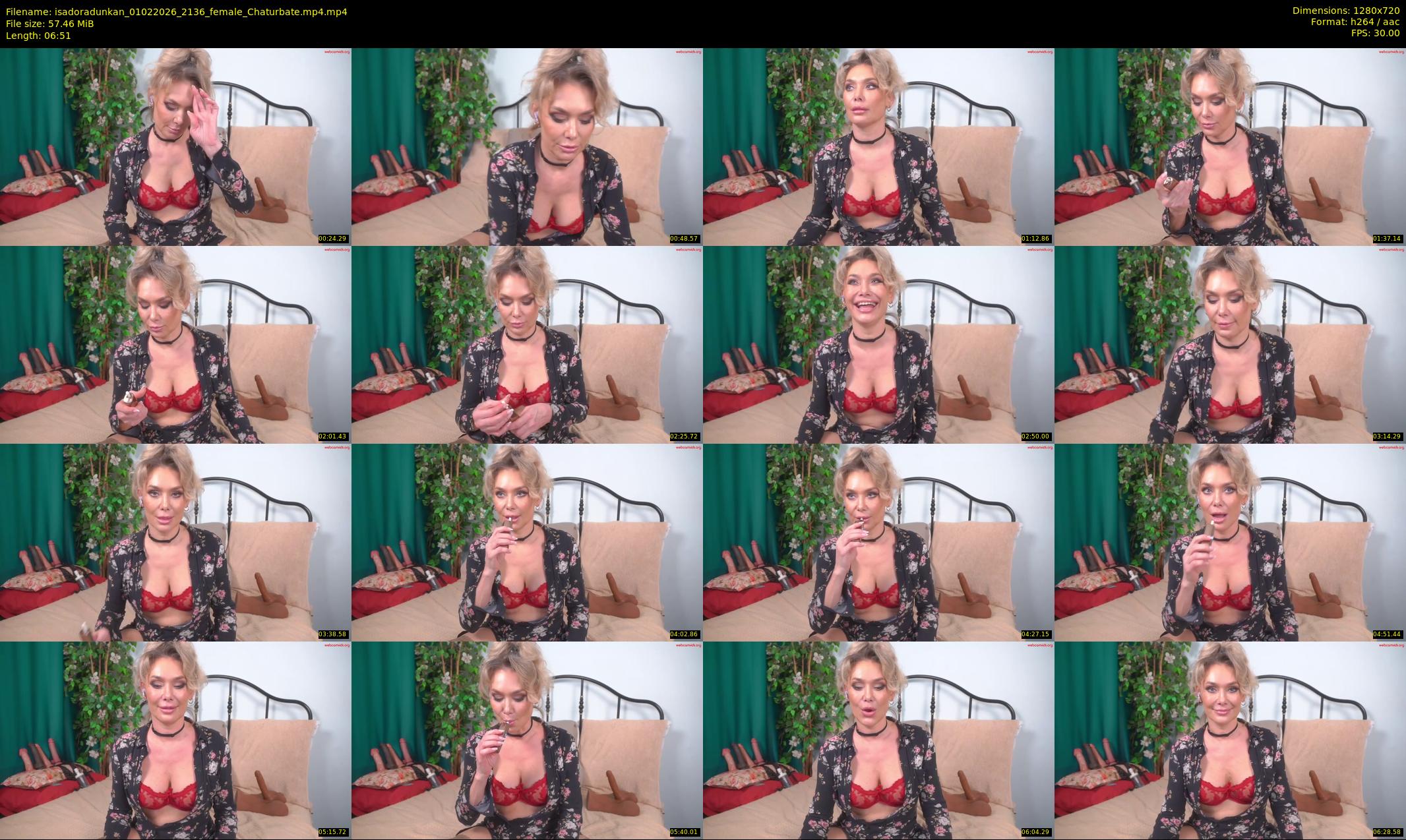 isadoradunkan — 7 minute Chaturbate female cam show recording, 720p, Feb 1, 2026