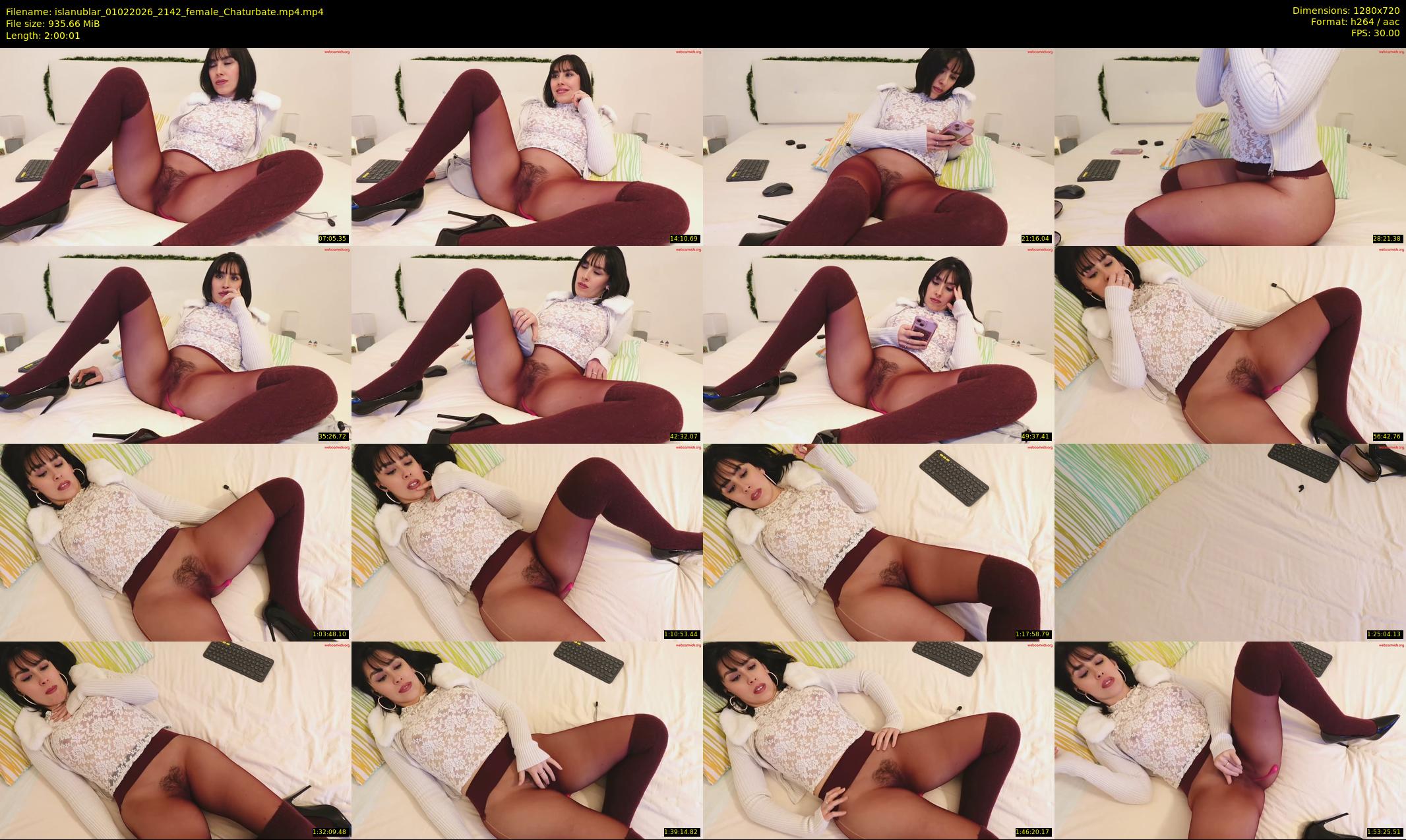 islanublar — 121 minute Chaturbate female cam show recording, 720p, Feb 1, 2026