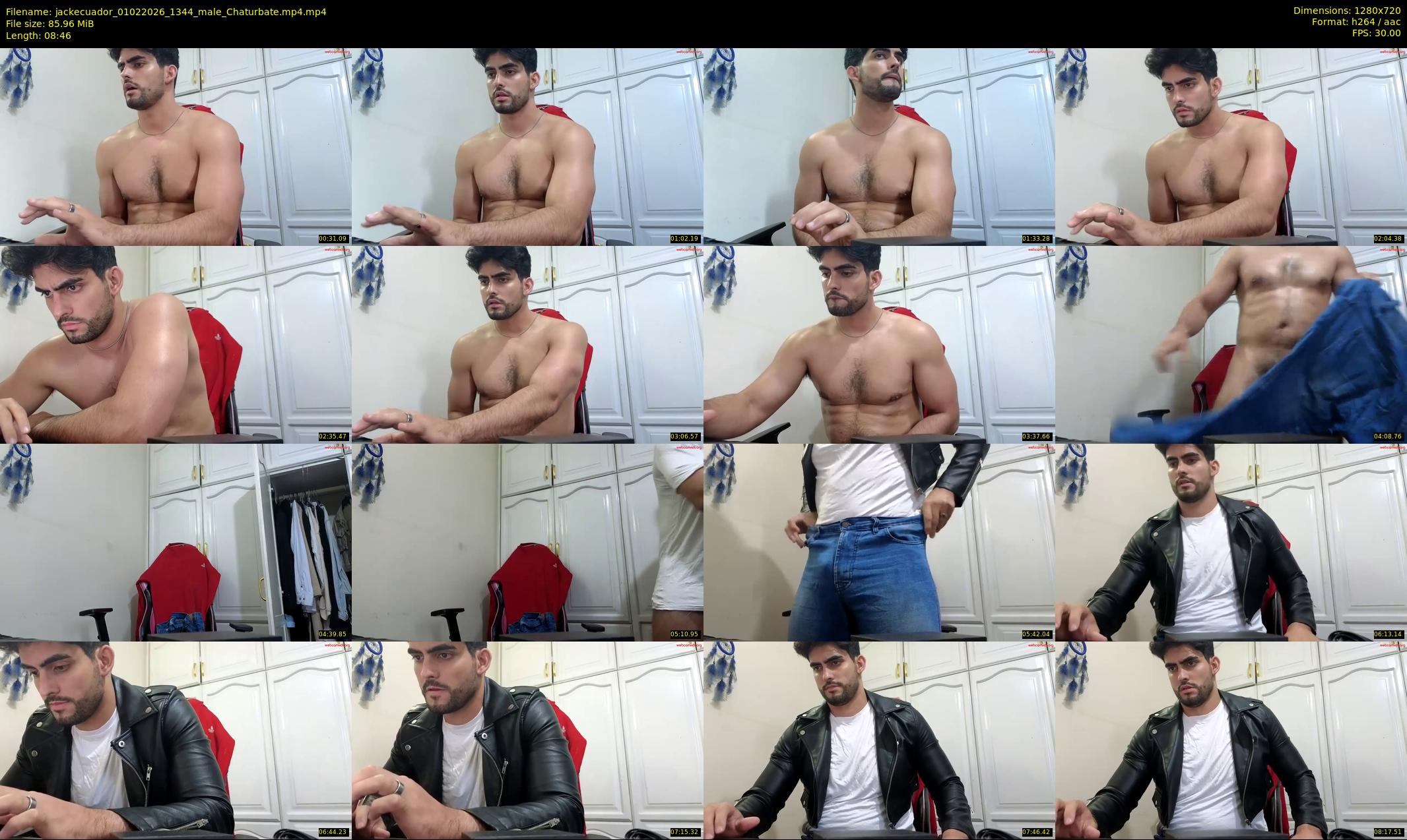 jackecuador — 9 minute Chaturbate male cam show recording, 720p, Feb 1, 2026