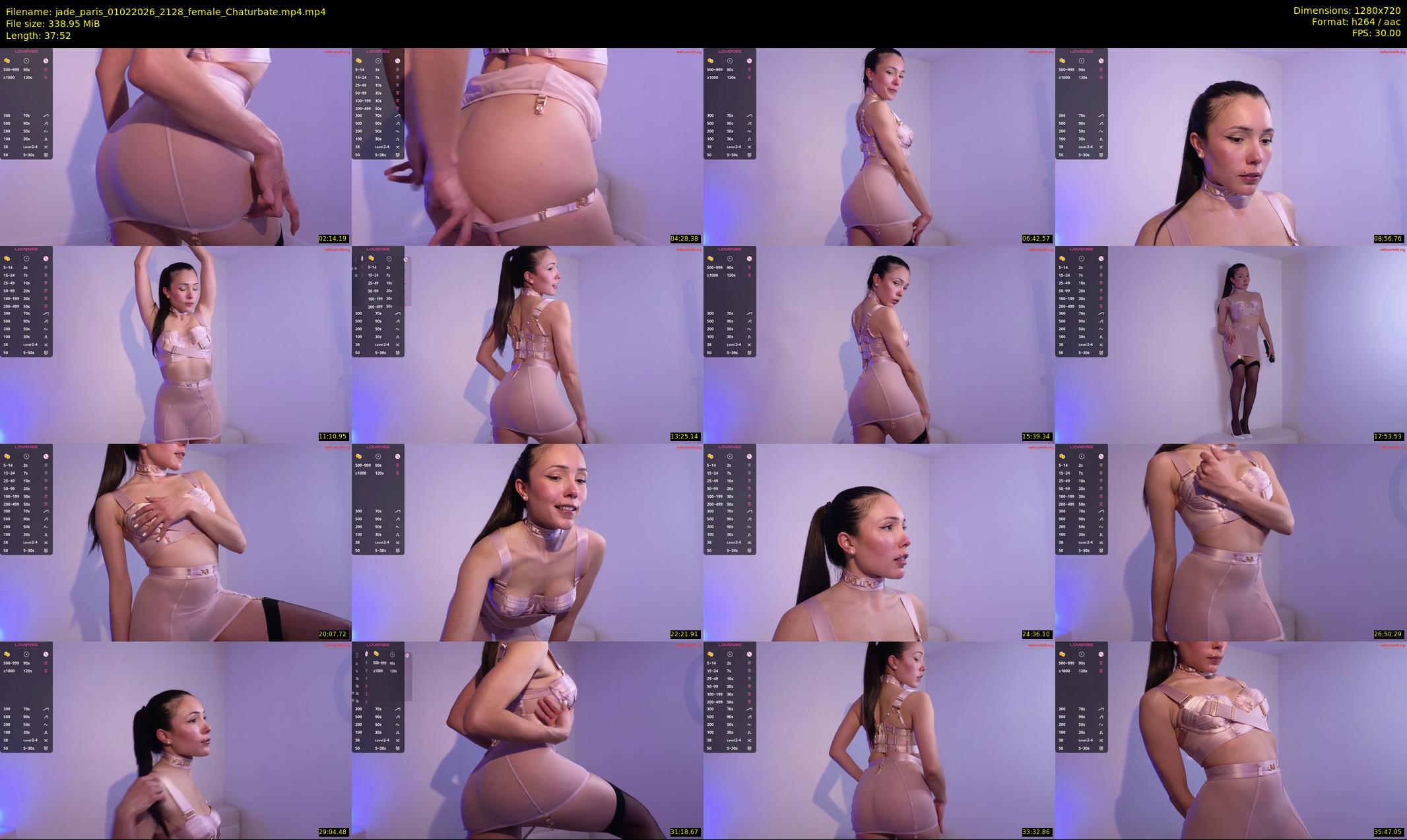jade_paris — 38 minute Chaturbate female cam show recording, 720p, Feb 1, 2026