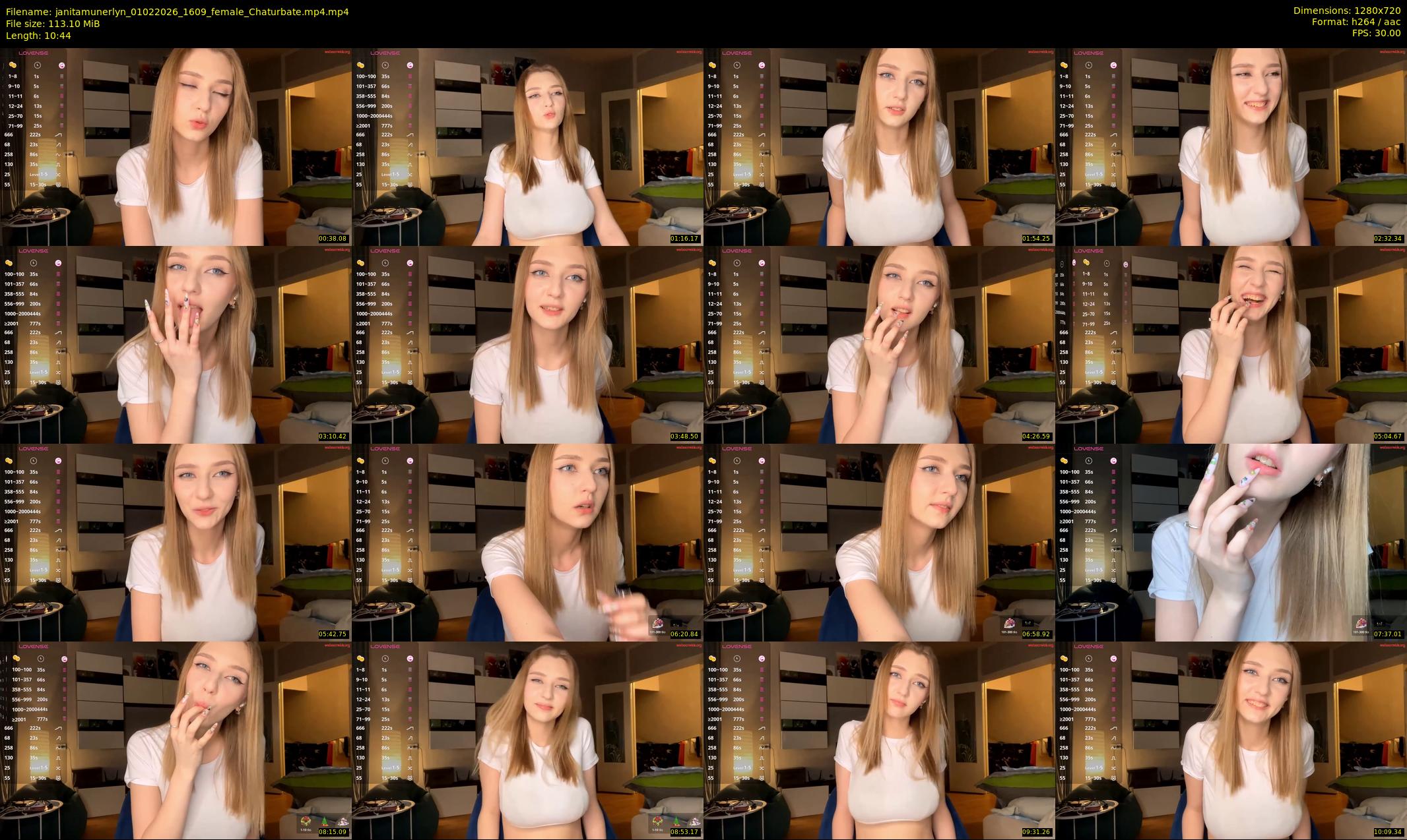 janitamunerlyn — 11 minute Chaturbate female cam show recording, 720p, Feb 1, 2026