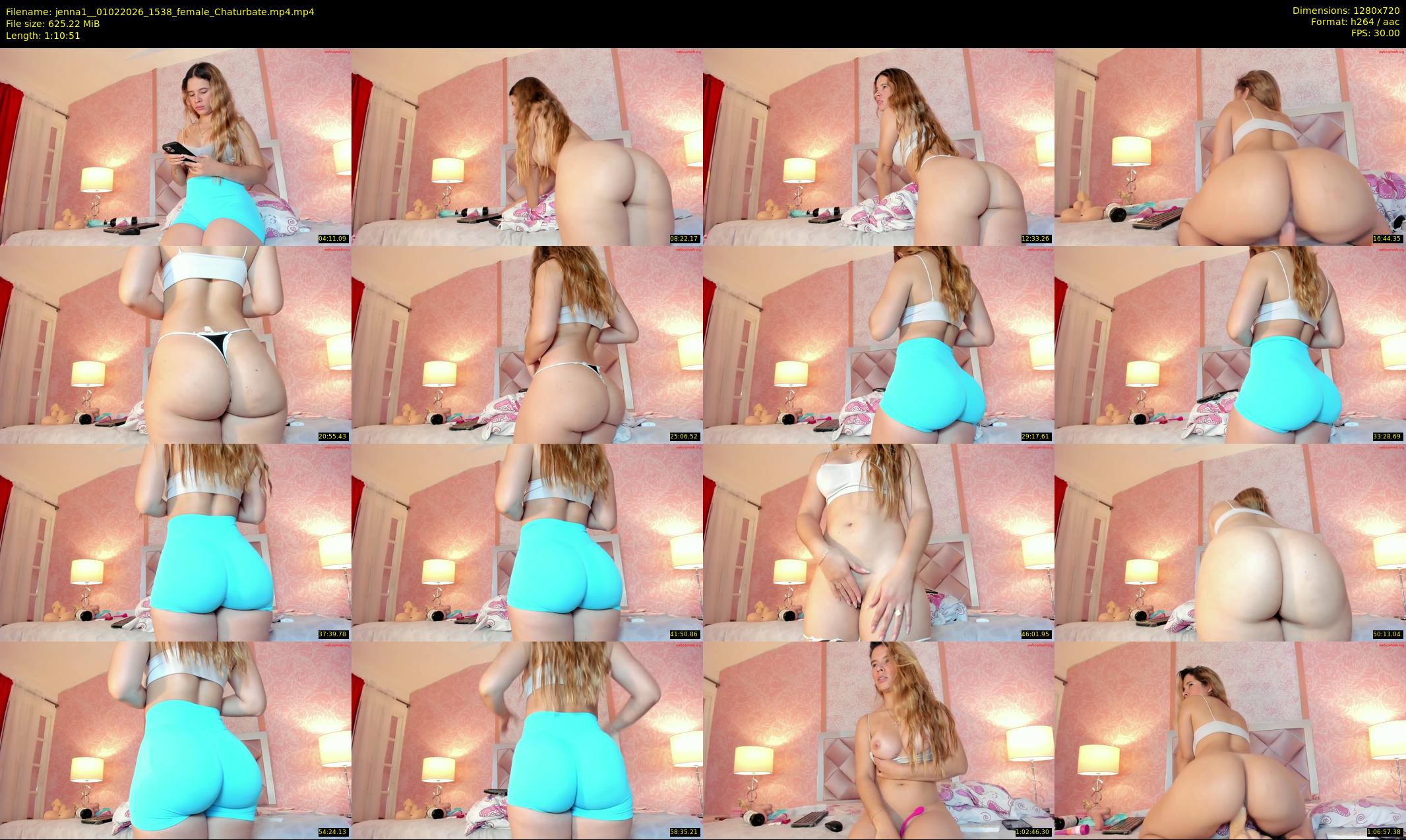 jenna1_ — 71 minute Chaturbate female cam show recording, 720p, Feb 1, 2026