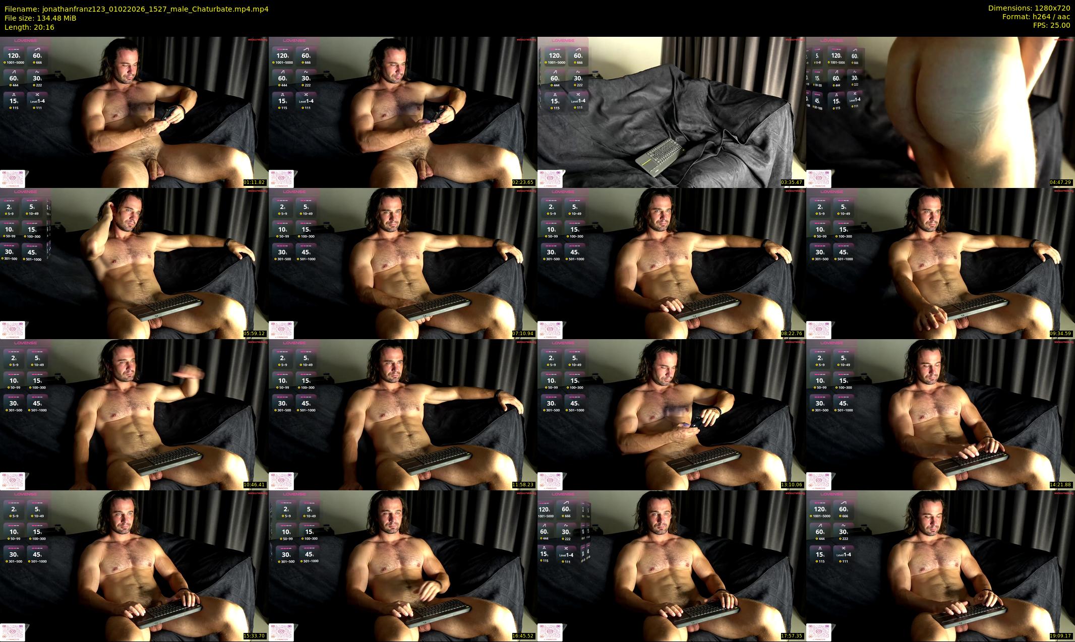 jonathanfranz123 — 21 minute Chaturbate male cam show recording, 720p, Feb 1, 2026
