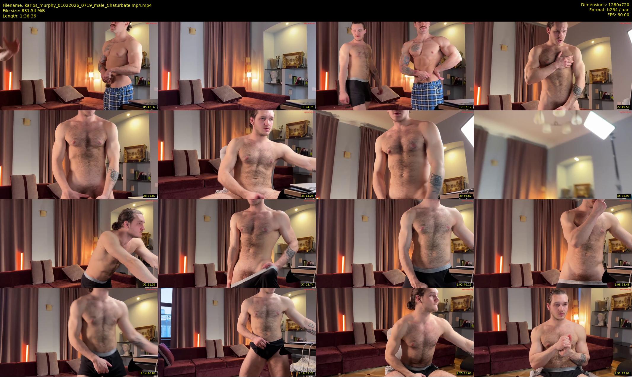 karlos_murphy — 97 minute Chaturbate male cam show recording, 720p, Feb 1, 2026