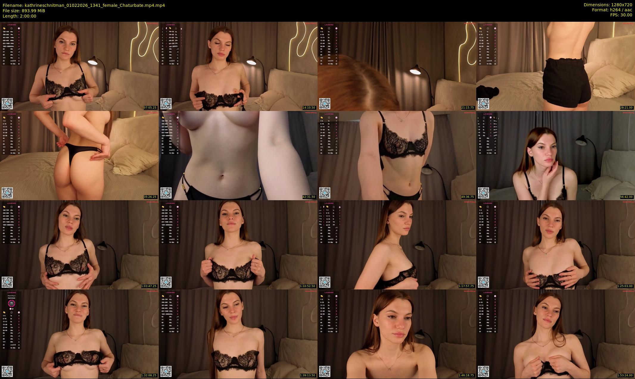 kathrineschnitman — 120 minute Chaturbate female cam show recording, 720p, Feb 1, 2026