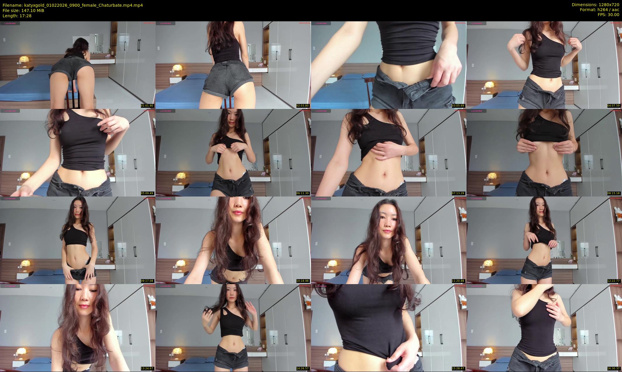 katyxgold — 18 minute Chaturbate female cam show recording, 720p, Feb 1, 2026