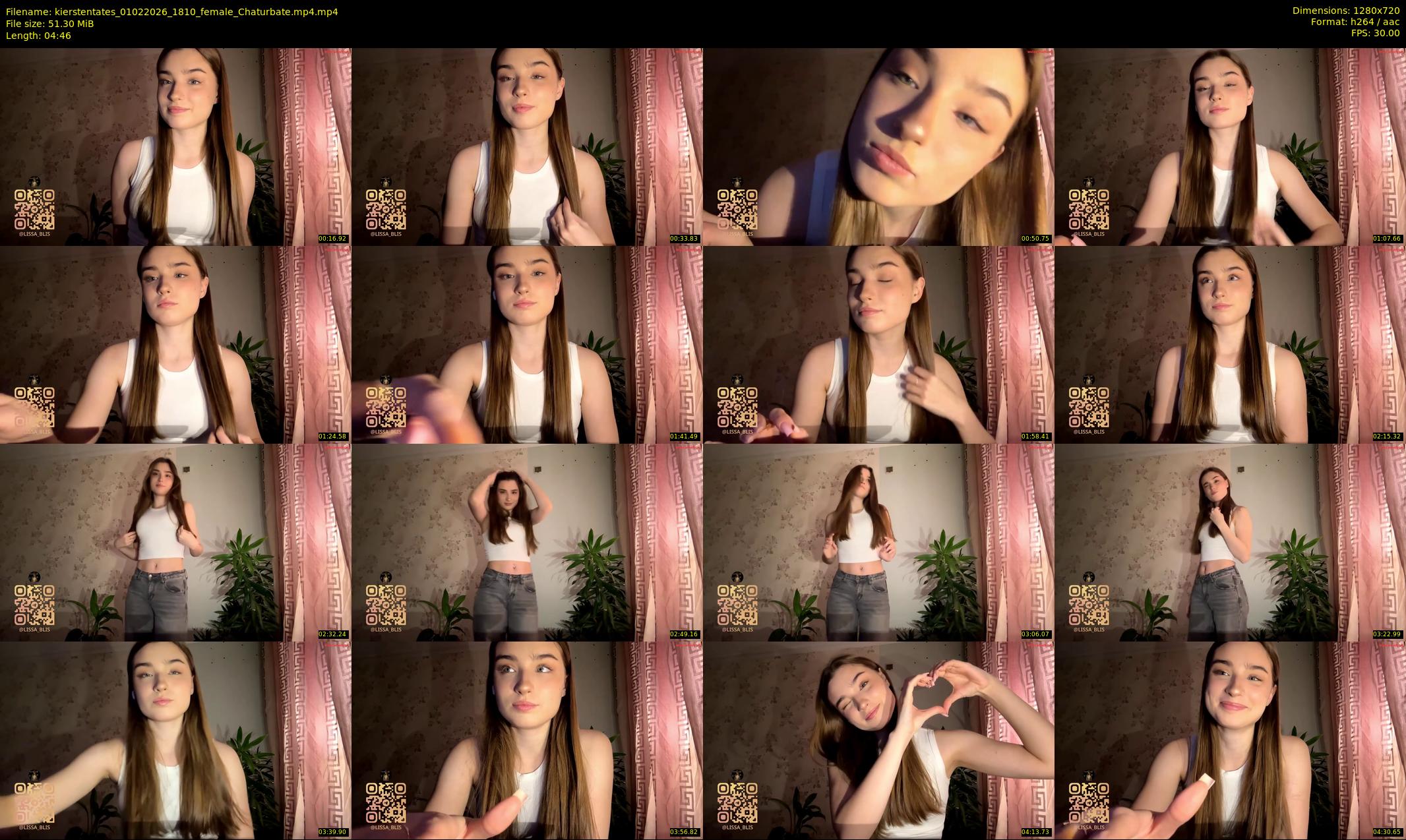 kierstentates — 5 minute Chaturbate female cam show recording, 720p, Feb 1, 2026