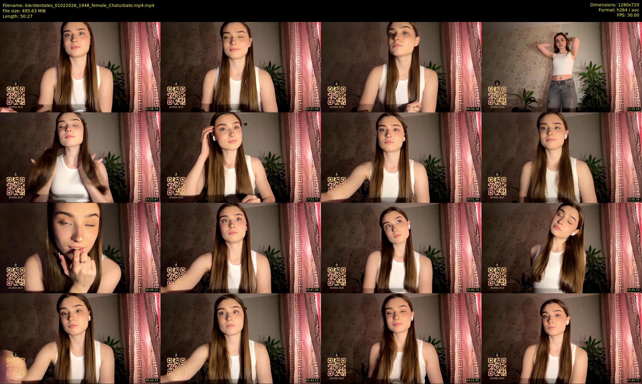 kierstentates — 51 minute Chaturbate female cam show recording, 720p, Feb 1, 2026