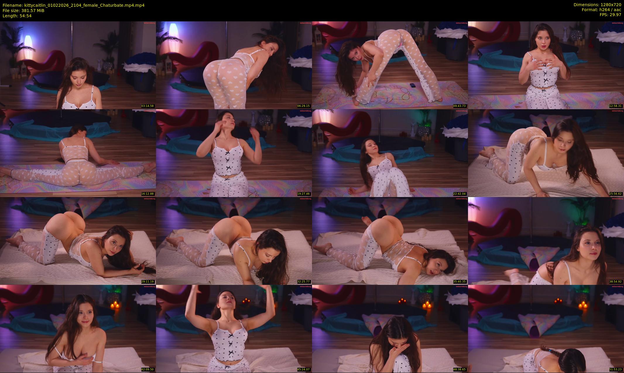 kittycaitlin — 55 minute Chaturbate female cam show recording, 720p, Feb 1, 2026