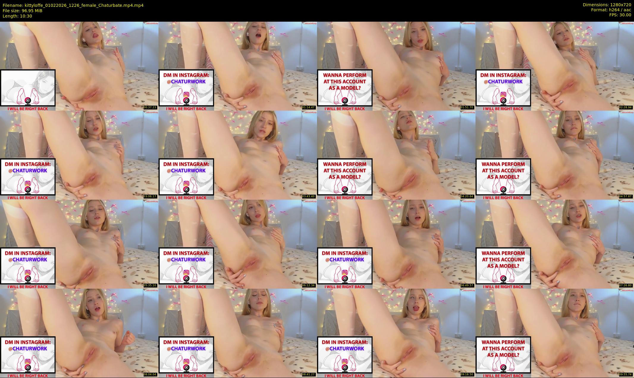 kittyloffe — 11 minute Chaturbate female cam show recording, 720p, Feb 1, 2026