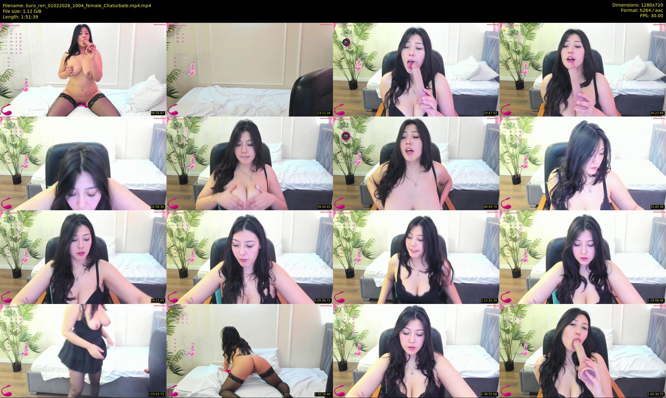 kuro_ren — 112 minute Chaturbate female cam show recording, 720p, Feb 1, 2026