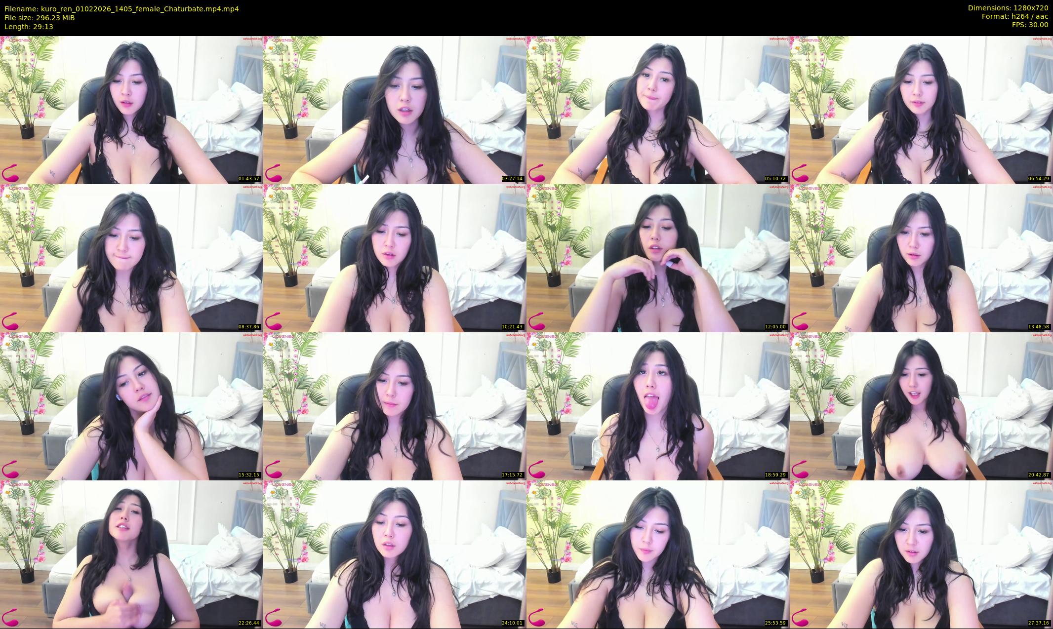 kuro_ren — 30 minute Chaturbate female cam show recording, 720p, Feb 1, 2026