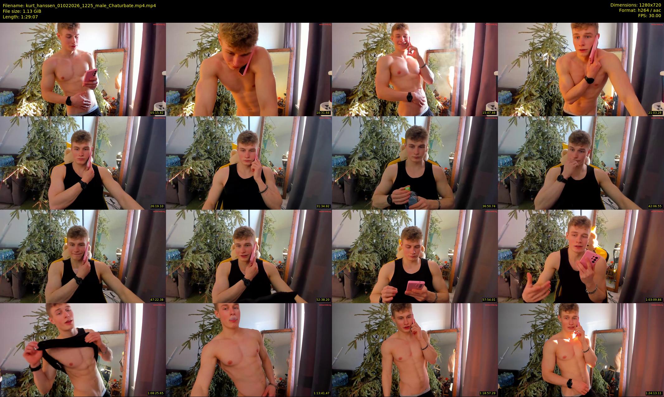 kurt_hanssen — 90 minute Chaturbate male cam show recording, 720p, Feb 1, 2026
