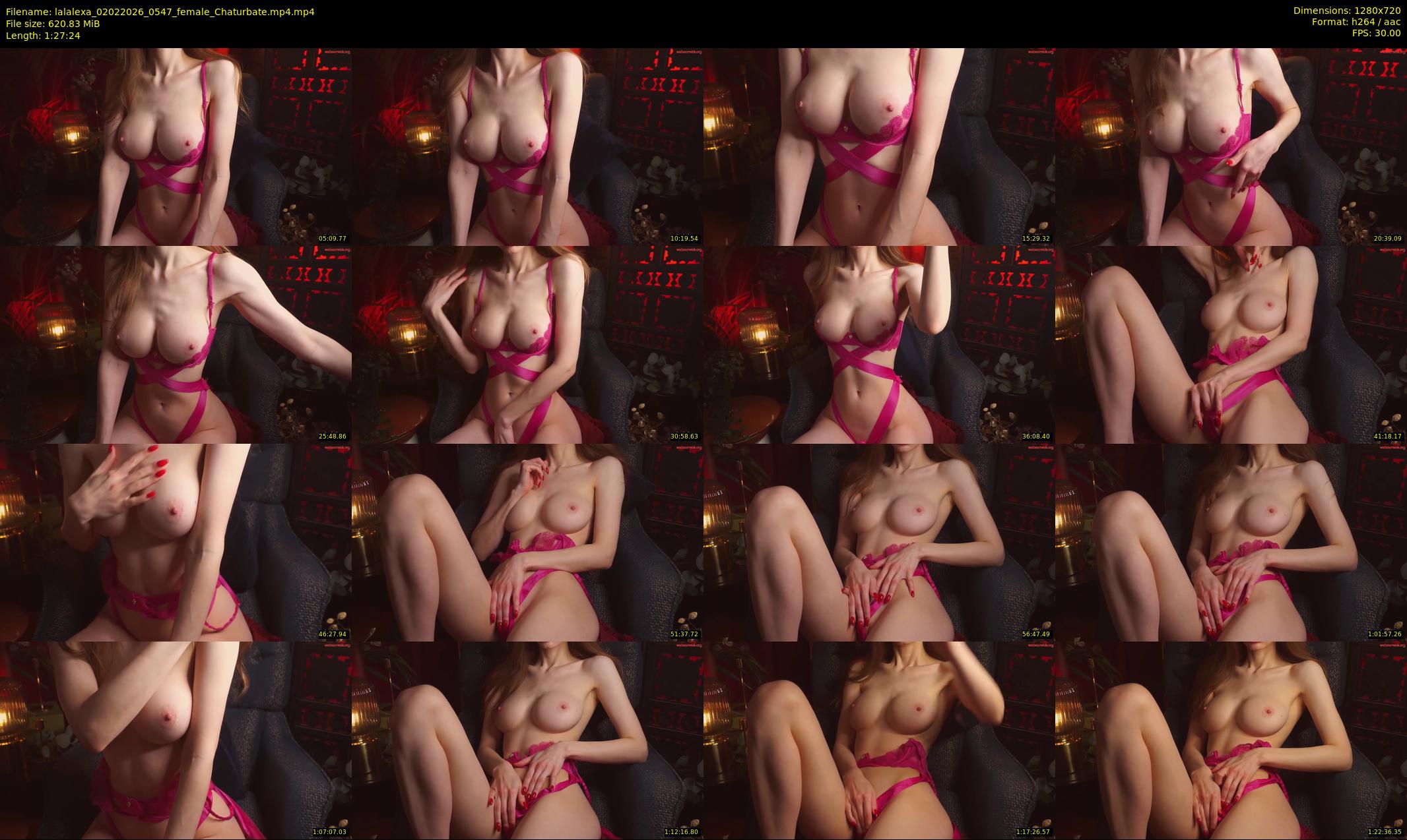 lalalexa — 88 minute Chaturbate female cam show recording, 720p, Feb 2, 2026