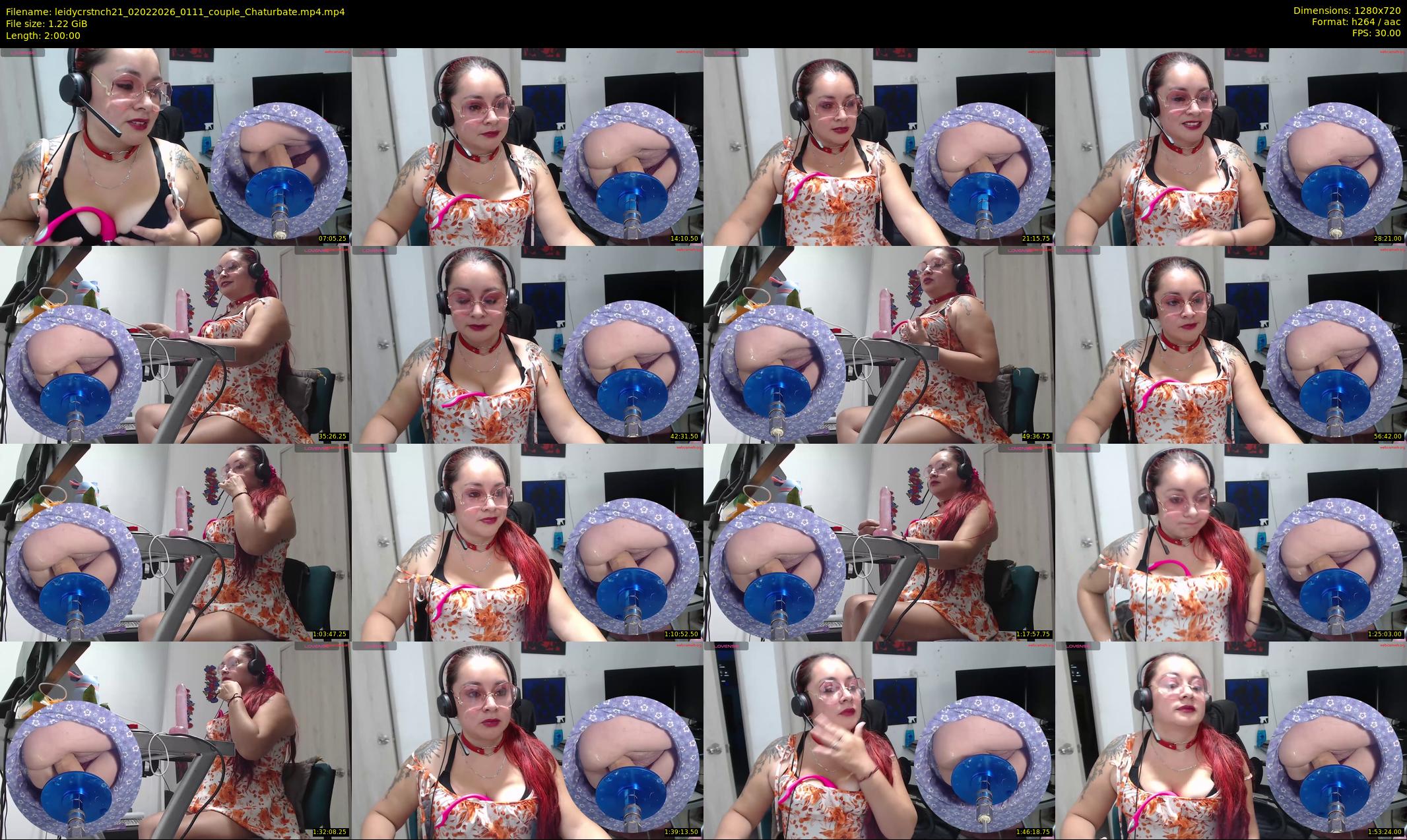 leidycrstnch21 — 120 minute Chaturbate female cam show recording, 720p, Feb 2, 2026