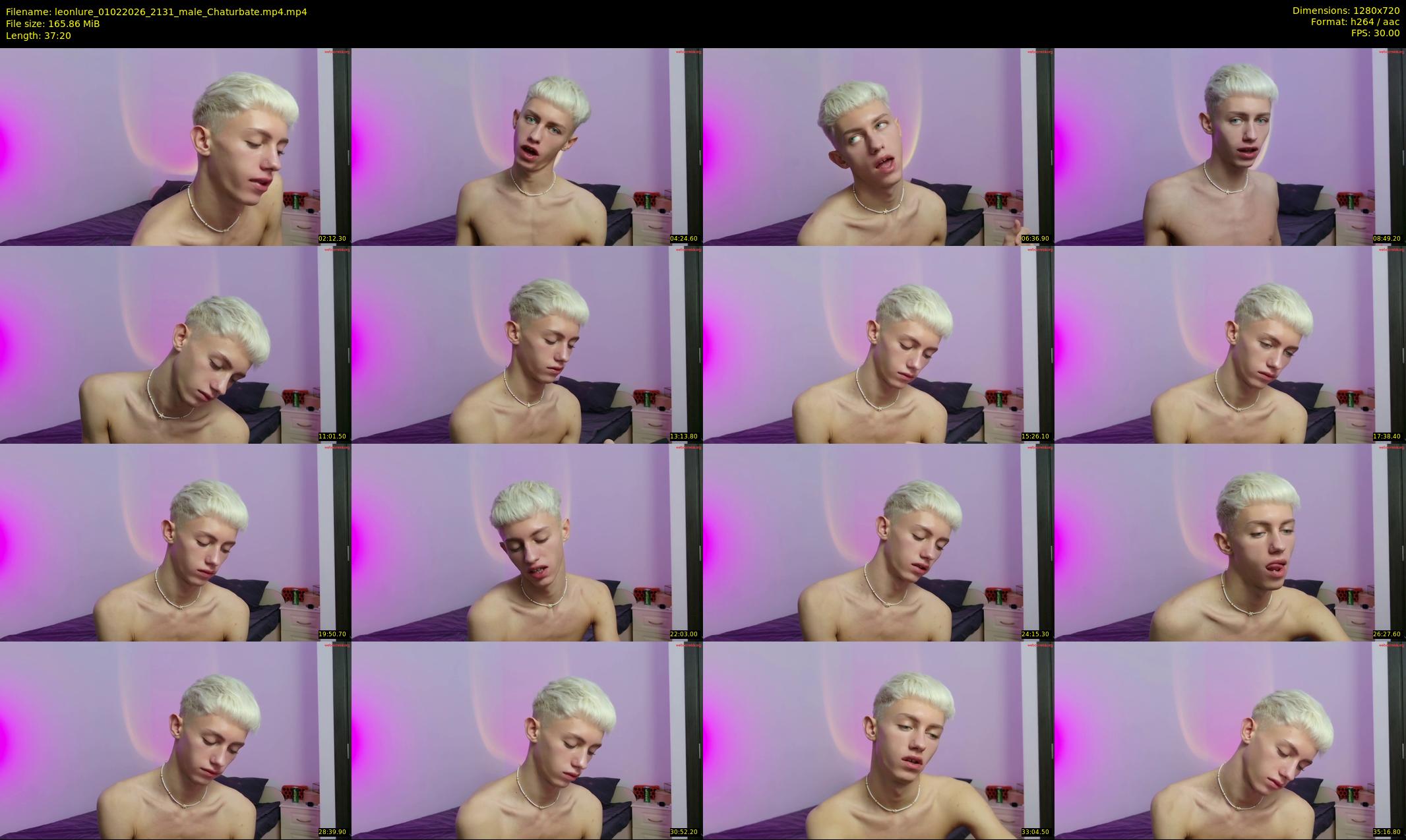 leonlure — 38 minute Chaturbate male cam show recording, 720p, Feb 1, 2026