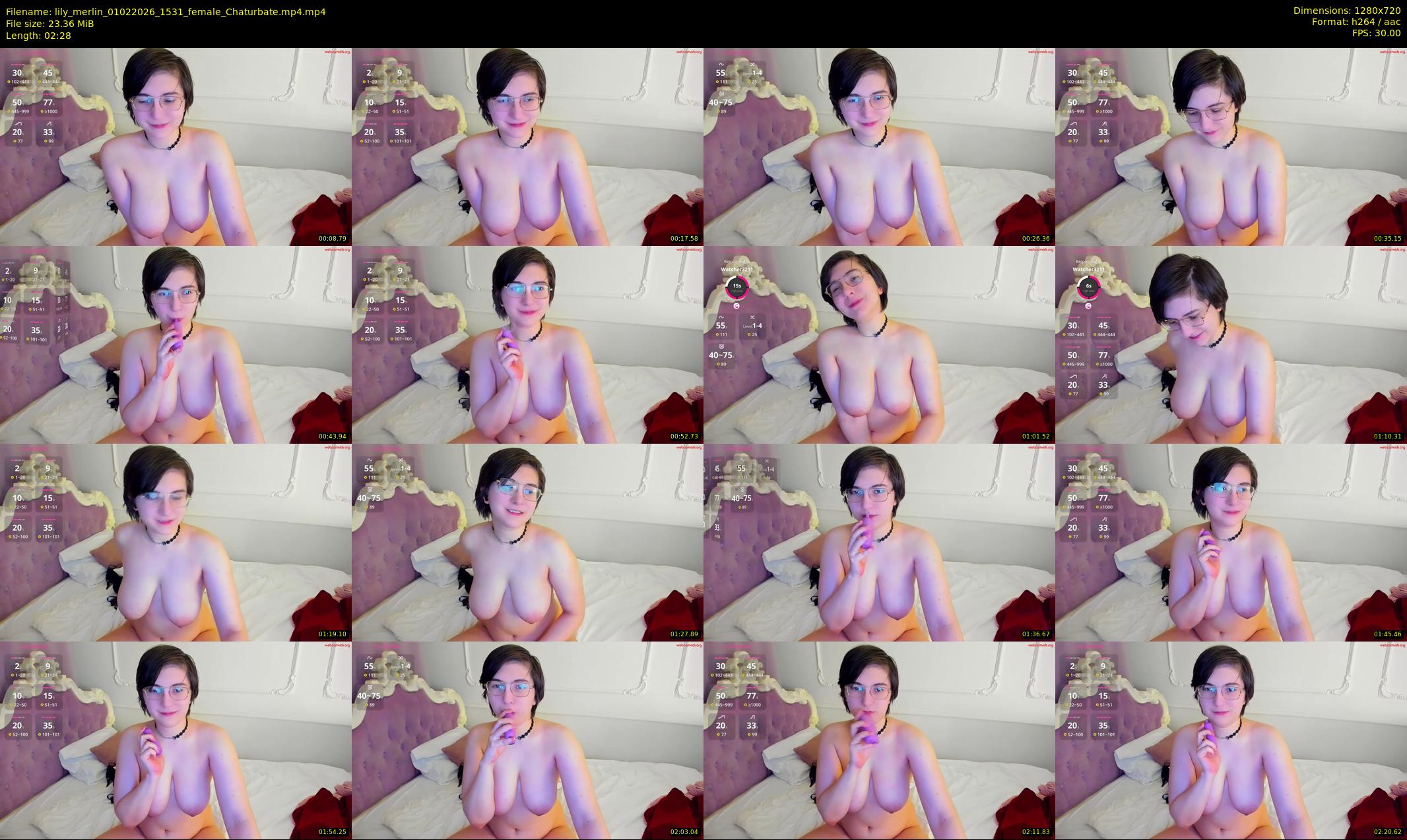 lily_merlin — 3 minute Chaturbate female cam show recording, 720p, Feb 1, 2026