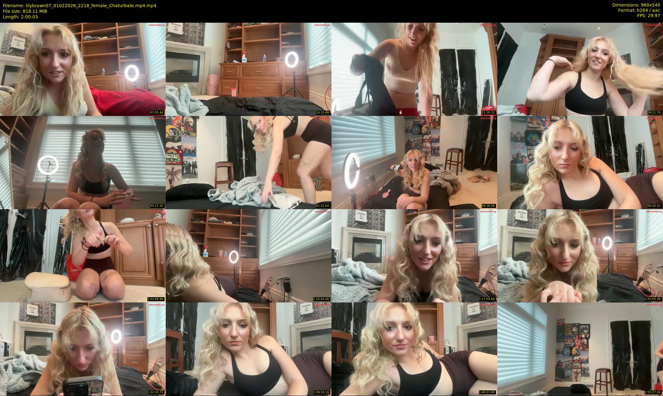 lilybrown07 — 121 minute Chaturbate female cam show recording, 480p, Feb 1, 2026