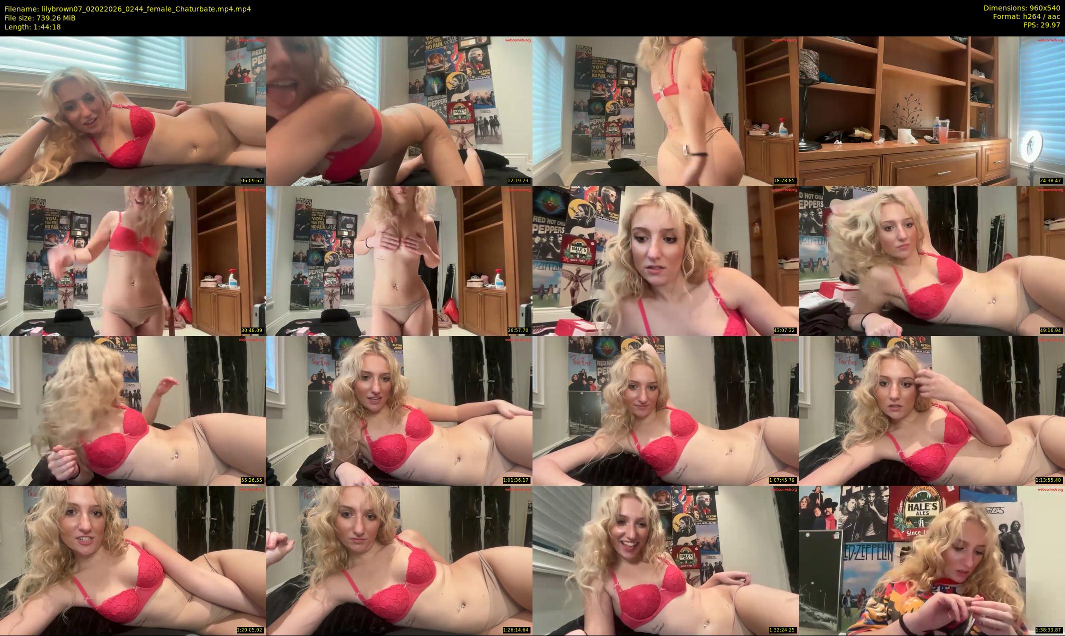 lilybrown07 — 105 minute Chaturbate female cam show recording, 480p, Feb 2, 2026