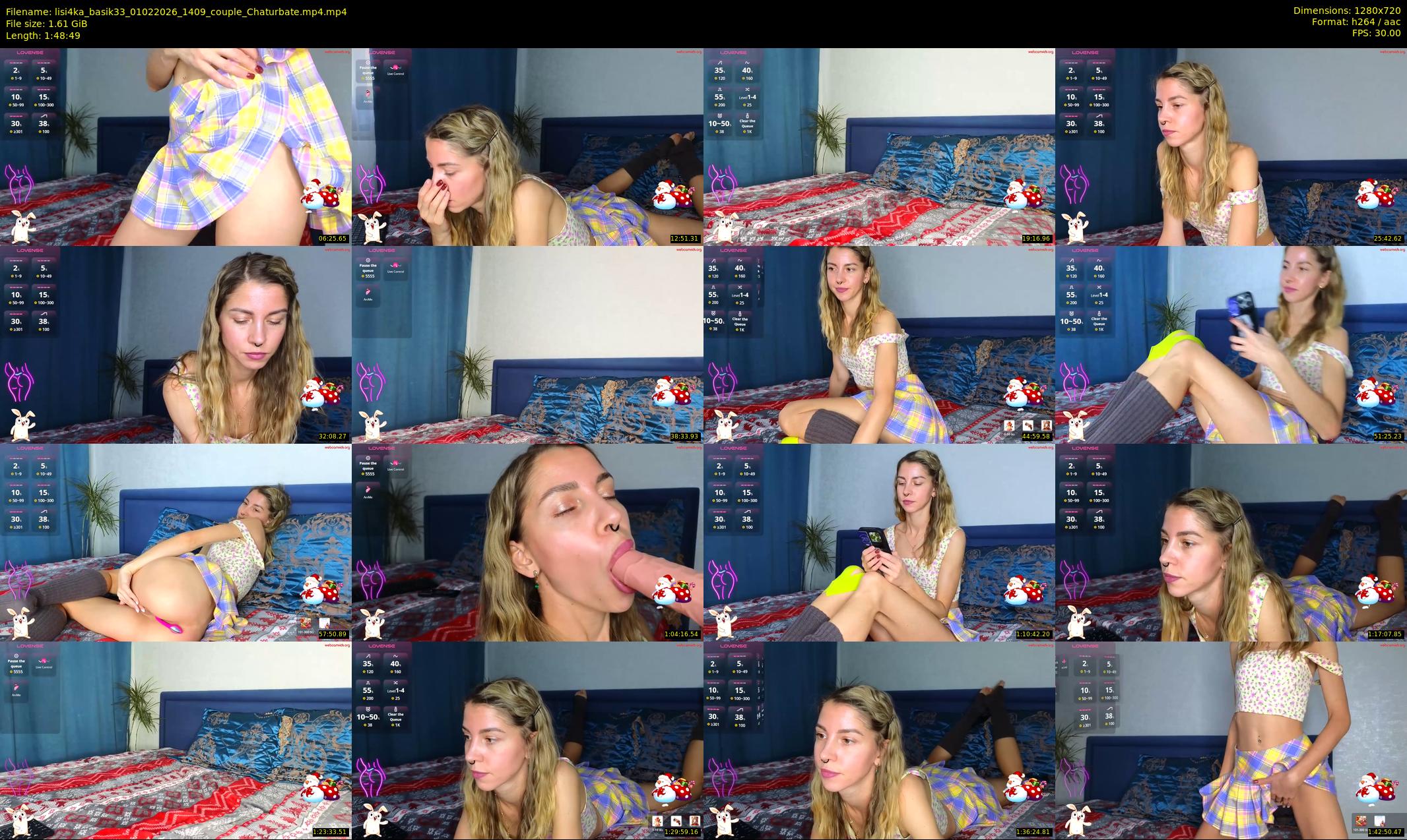 lisi4ka_basik33 — 109 minute Chaturbate couple cam show recording, 720p, Feb 1, 2026