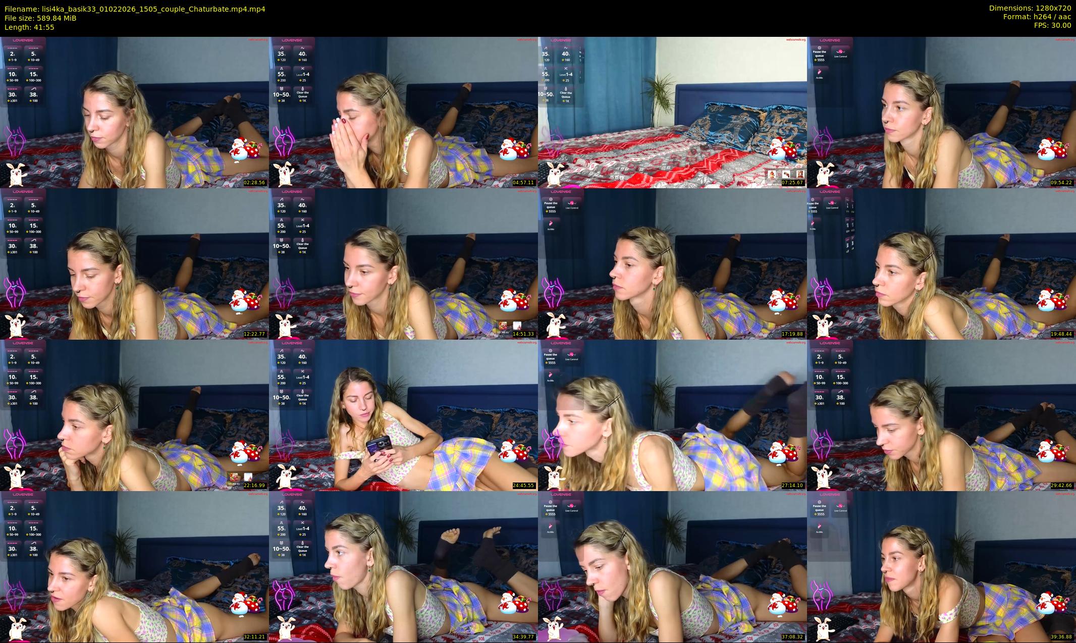 lisi4ka_basik33 — 42 minute Chaturbate couple cam show recording, 720p, Feb 1, 2026