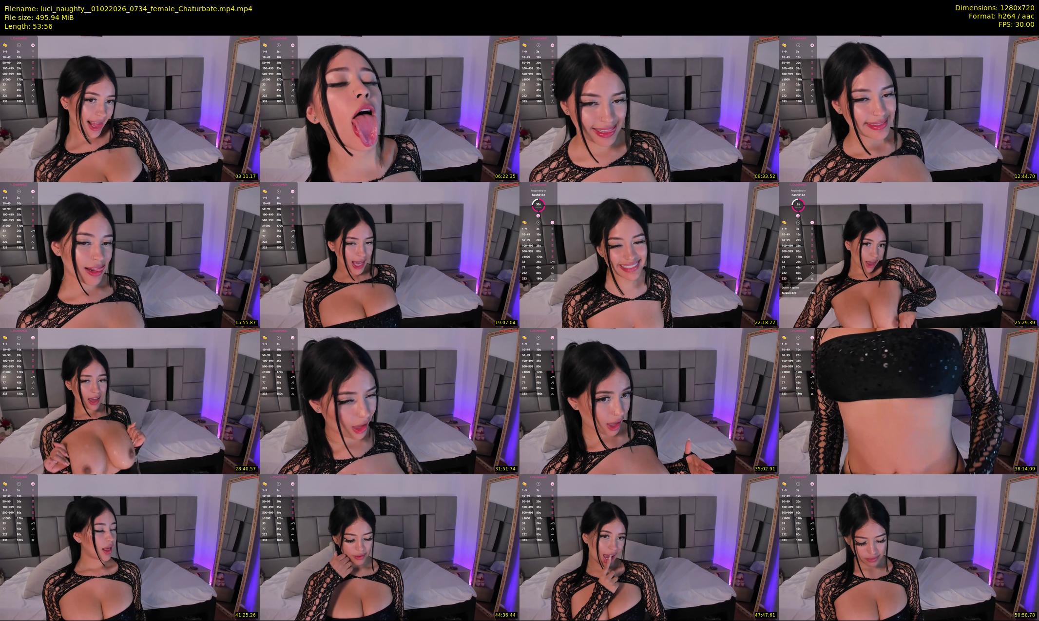 luci_naughty_ — 54 minute Chaturbate female cam show recording, 720p, Feb 1, 2026