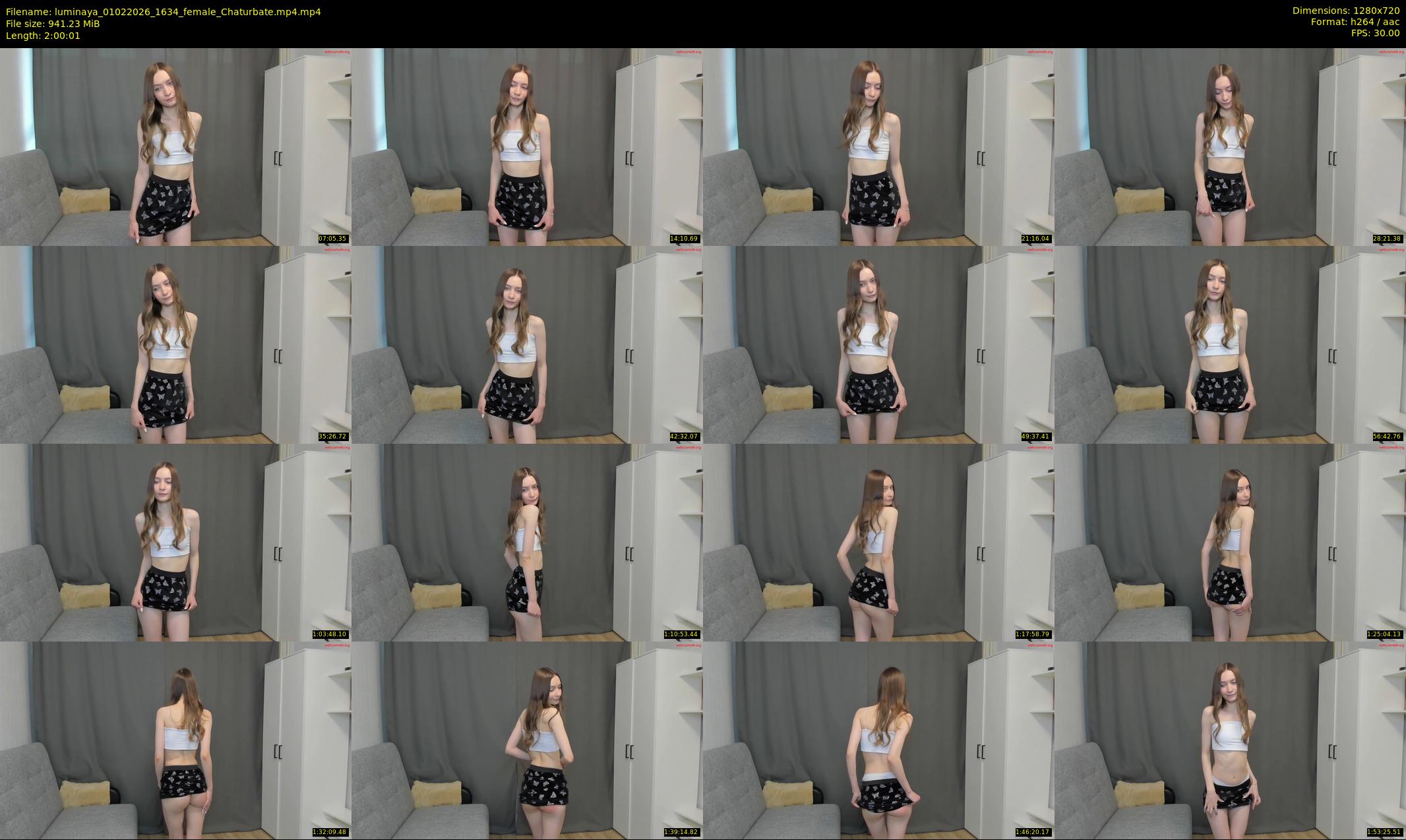 luminaya — 121 minute Chaturbate female cam show recording, 720p, Feb 1, 2026