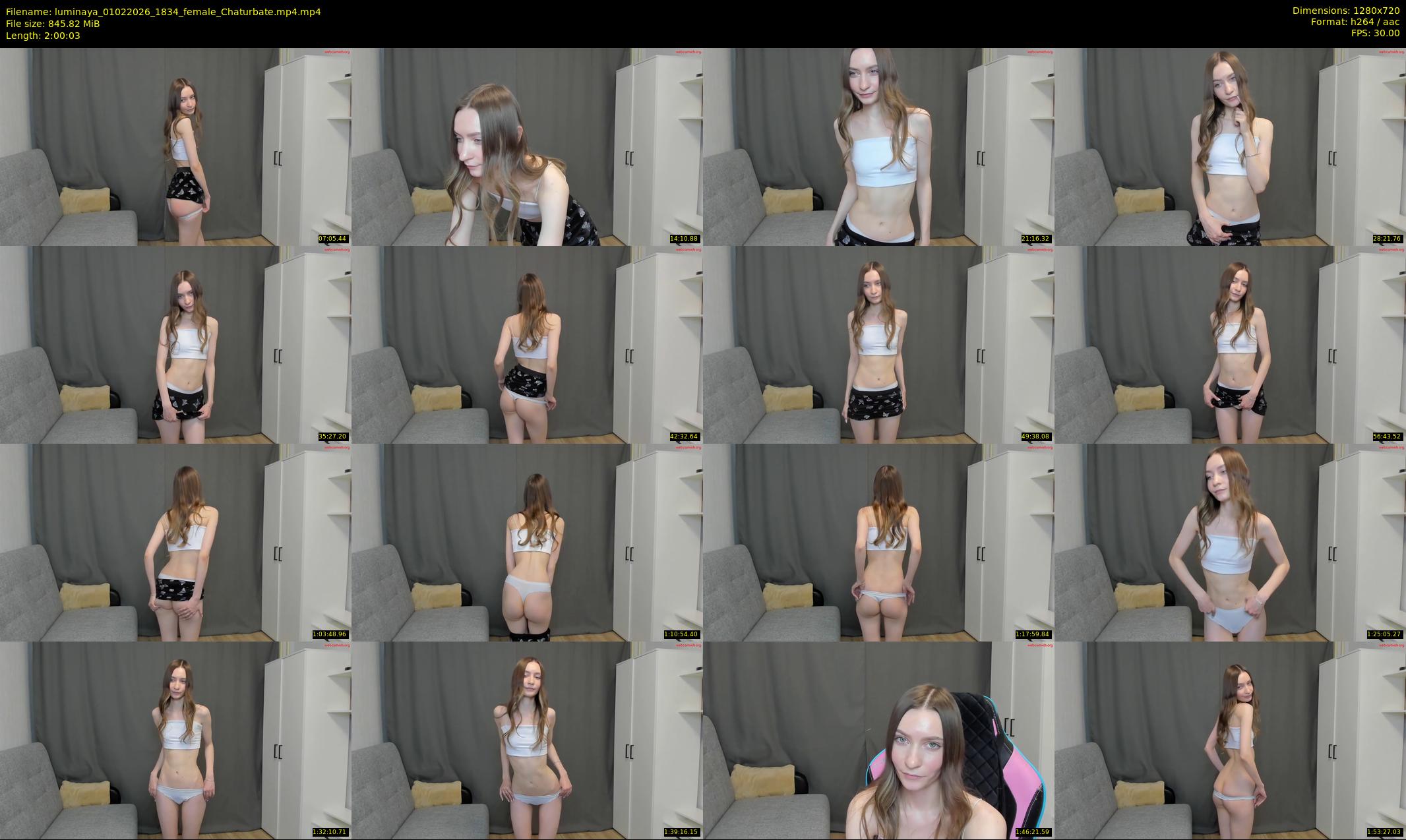 luminaya — 121 minute Chaturbate female cam show recording, 720p, Feb 1, 2026