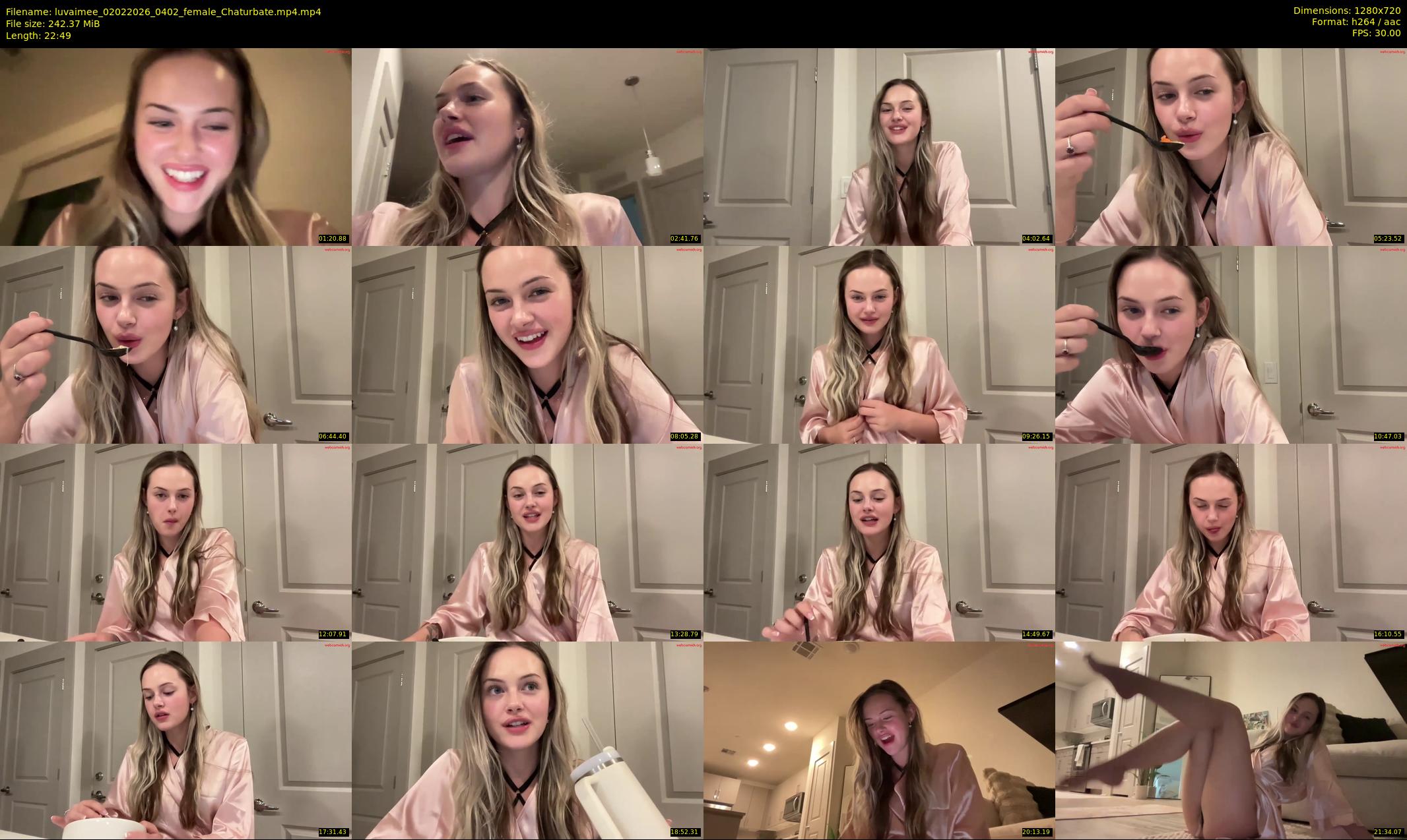 luvaimee — 23 minute Chaturbate female cam show recording, 720p, Feb 2, 2026