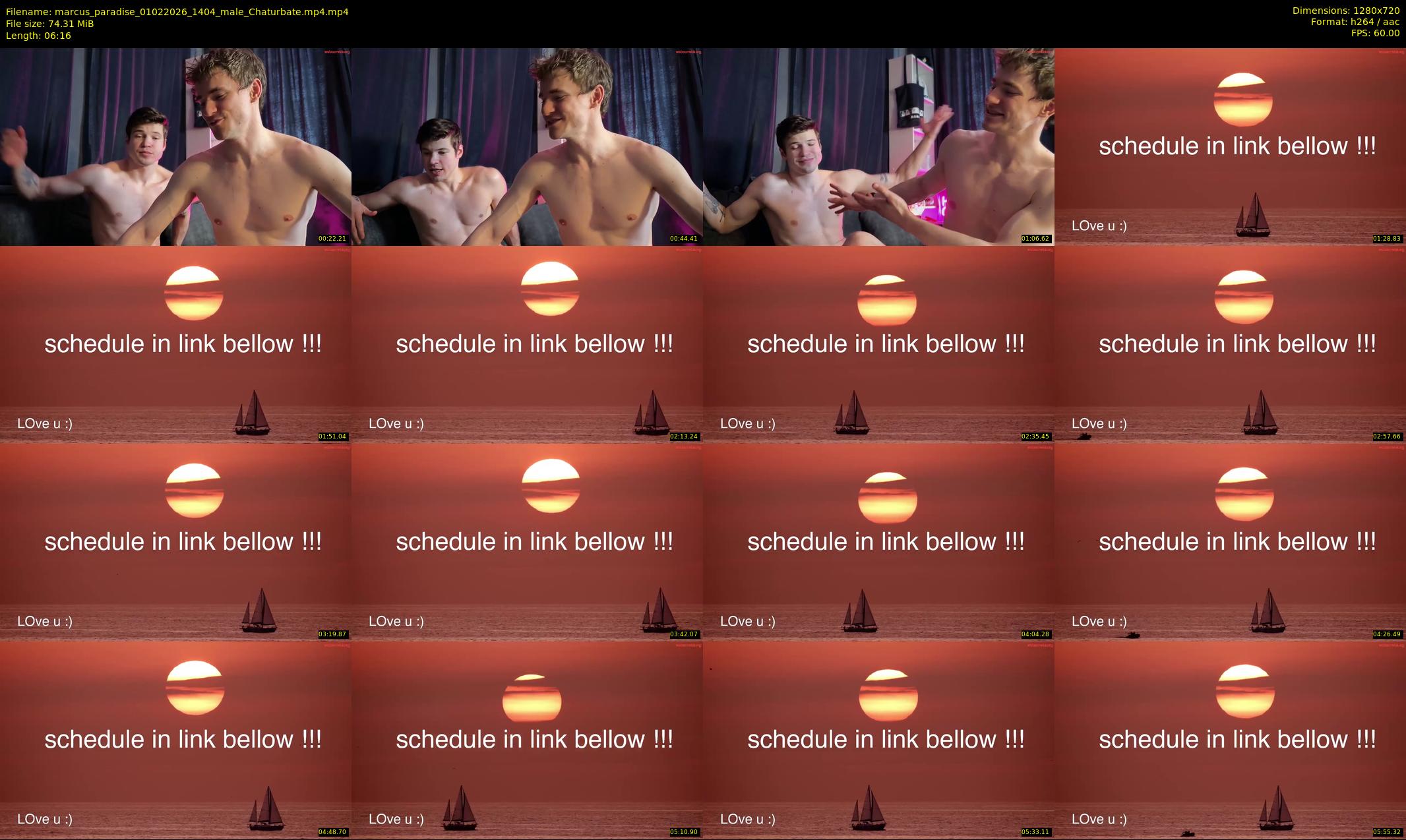 marcus_paradise — 7 minute Chaturbate male cam show recording, 720p, Feb 1, 2026