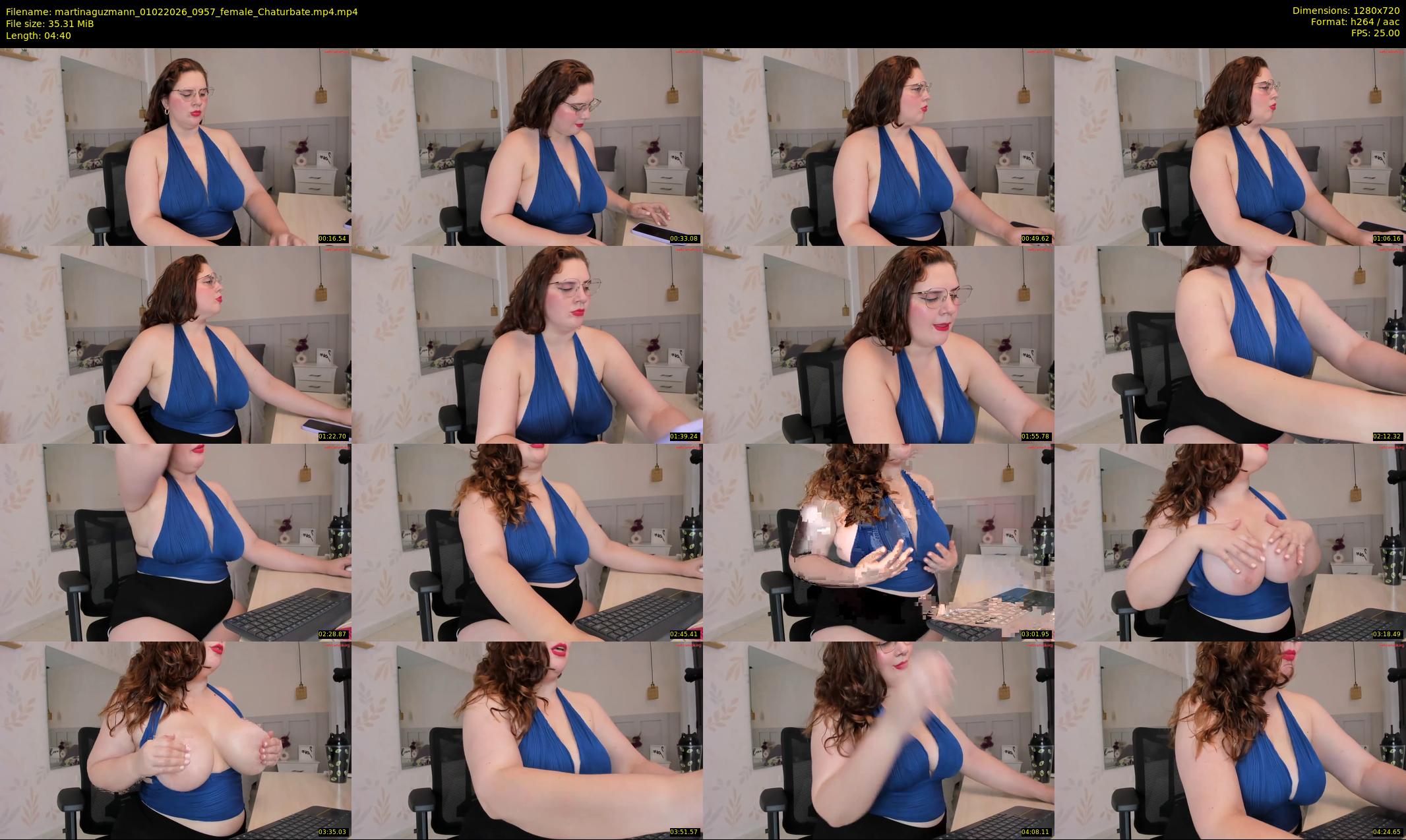 martinaguzmann — 5 minute Chaturbate female cam show recording, 720p, Feb 1, 2026