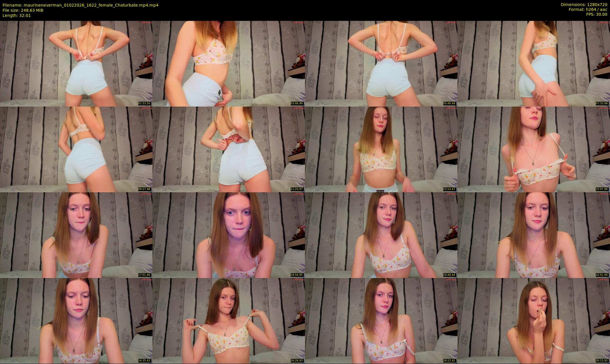 maurineneverman — 33 minute Chaturbate female cam show recording, 720p, Feb 1, 2026