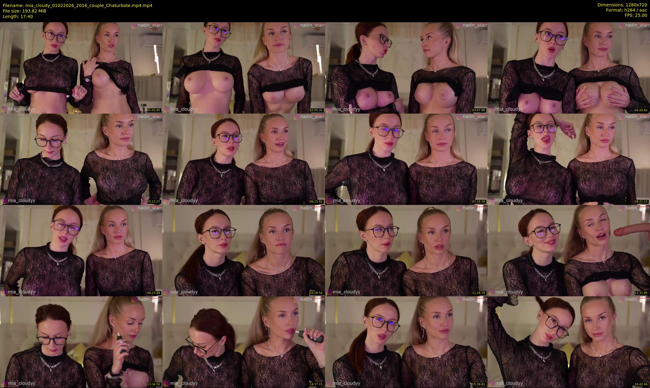 mia_cloudy — 18 minute Chaturbate female cam show recording, 720p, Feb 1, 2026
