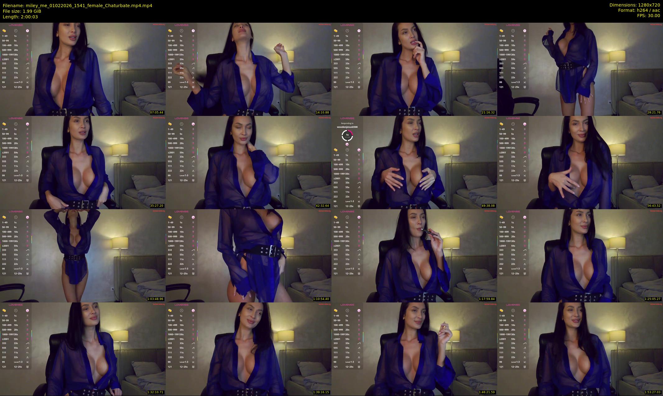 miley_me — 121 minute Chaturbate female cam show recording, 720p, Feb 1, 2026