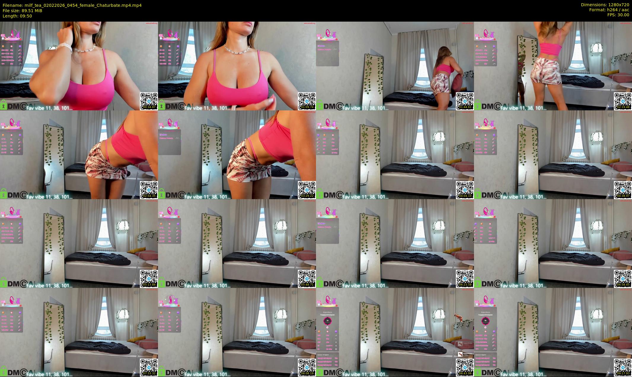 milf_tea — 10 minute Chaturbate female cam show recording, 720p, Feb 2, 2026