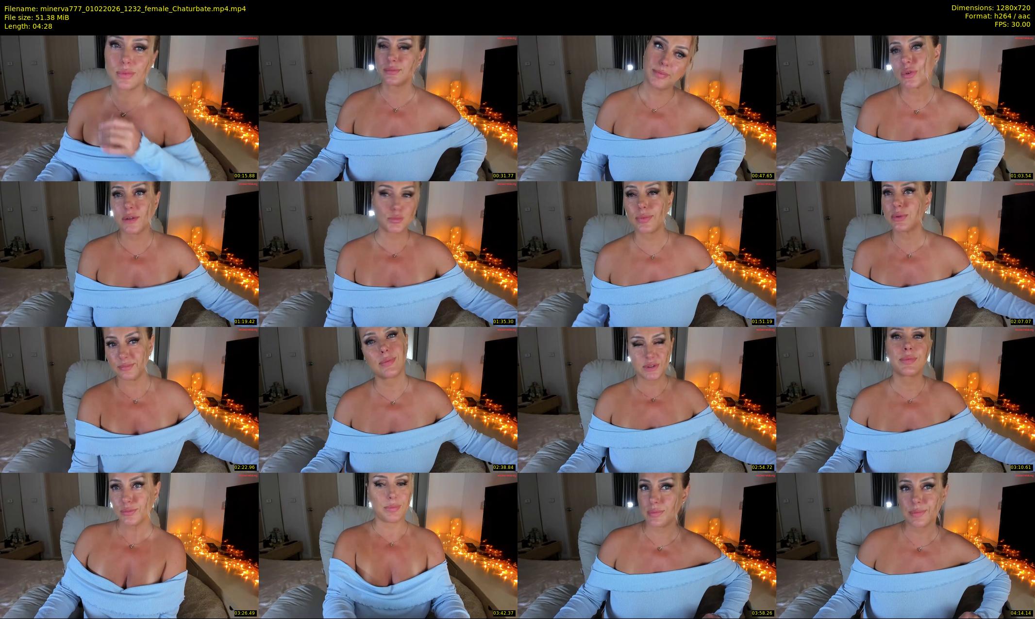 minerva777 — 5 minute Chaturbate female cam show recording, 720p, Feb 1, 2026