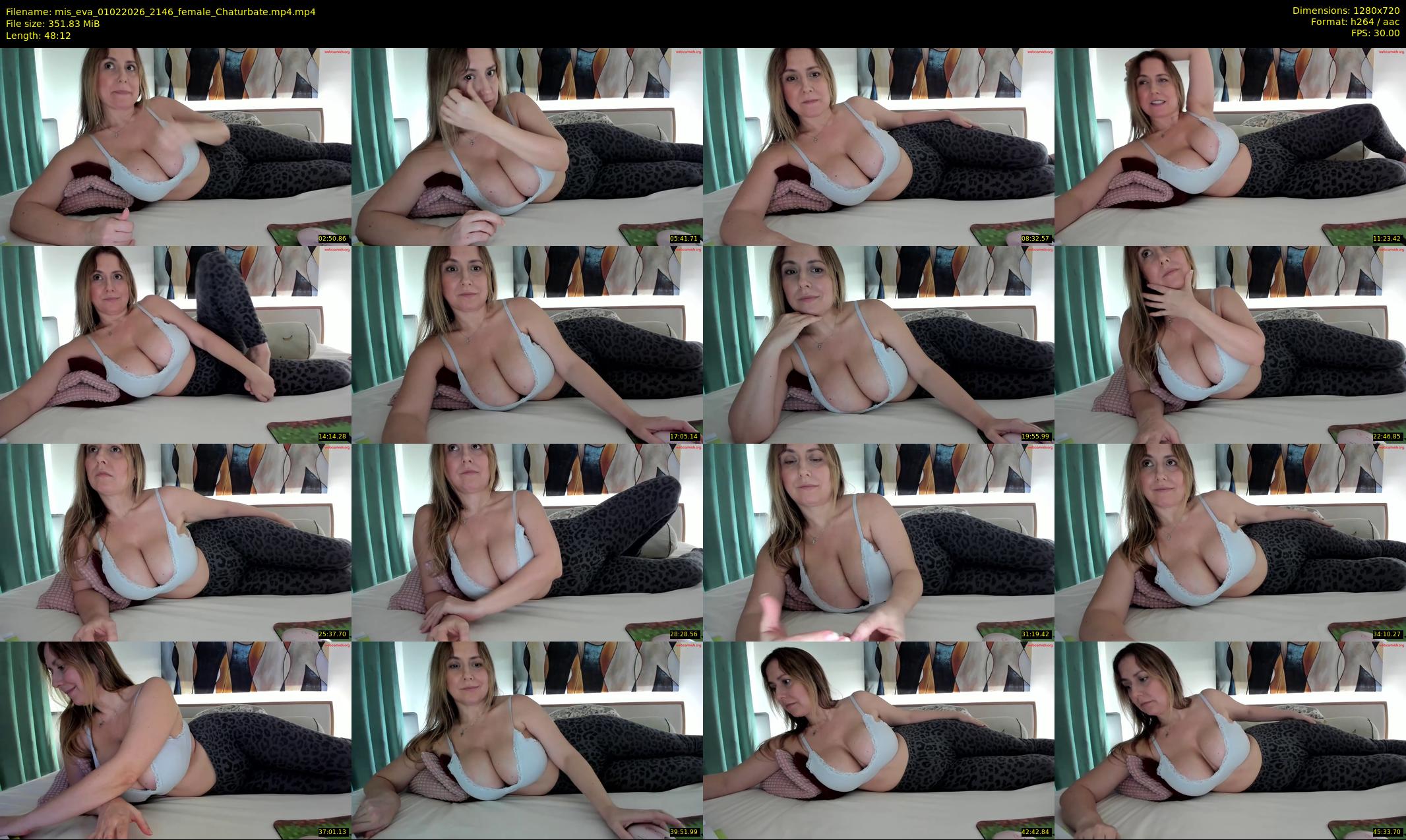 mis_eva — 49 minute Chaturbate female cam show recording, 720p, Feb 1, 2026