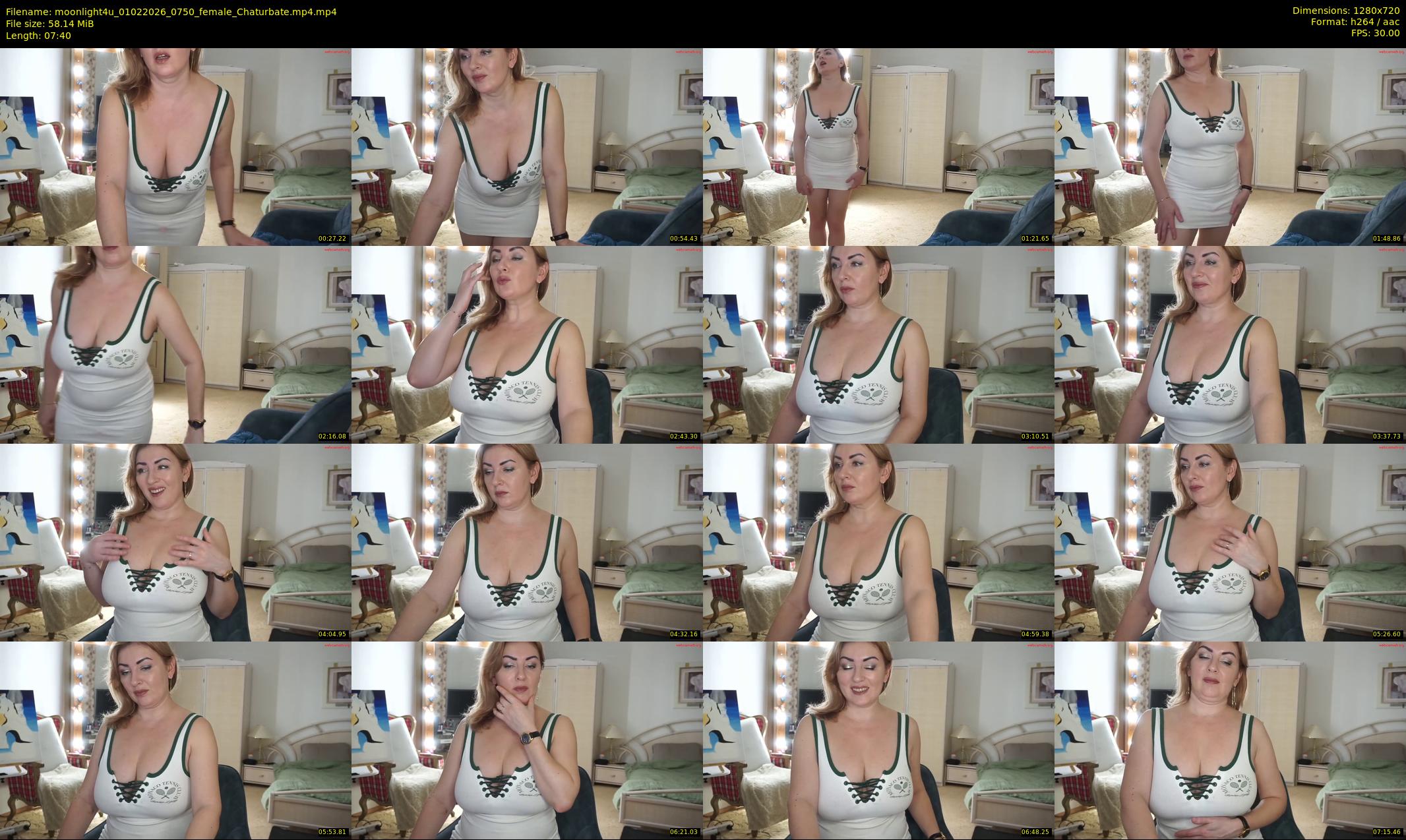 moonlight4u — 8 minute Chaturbate female cam show recording, 720p, Feb 1, 2026