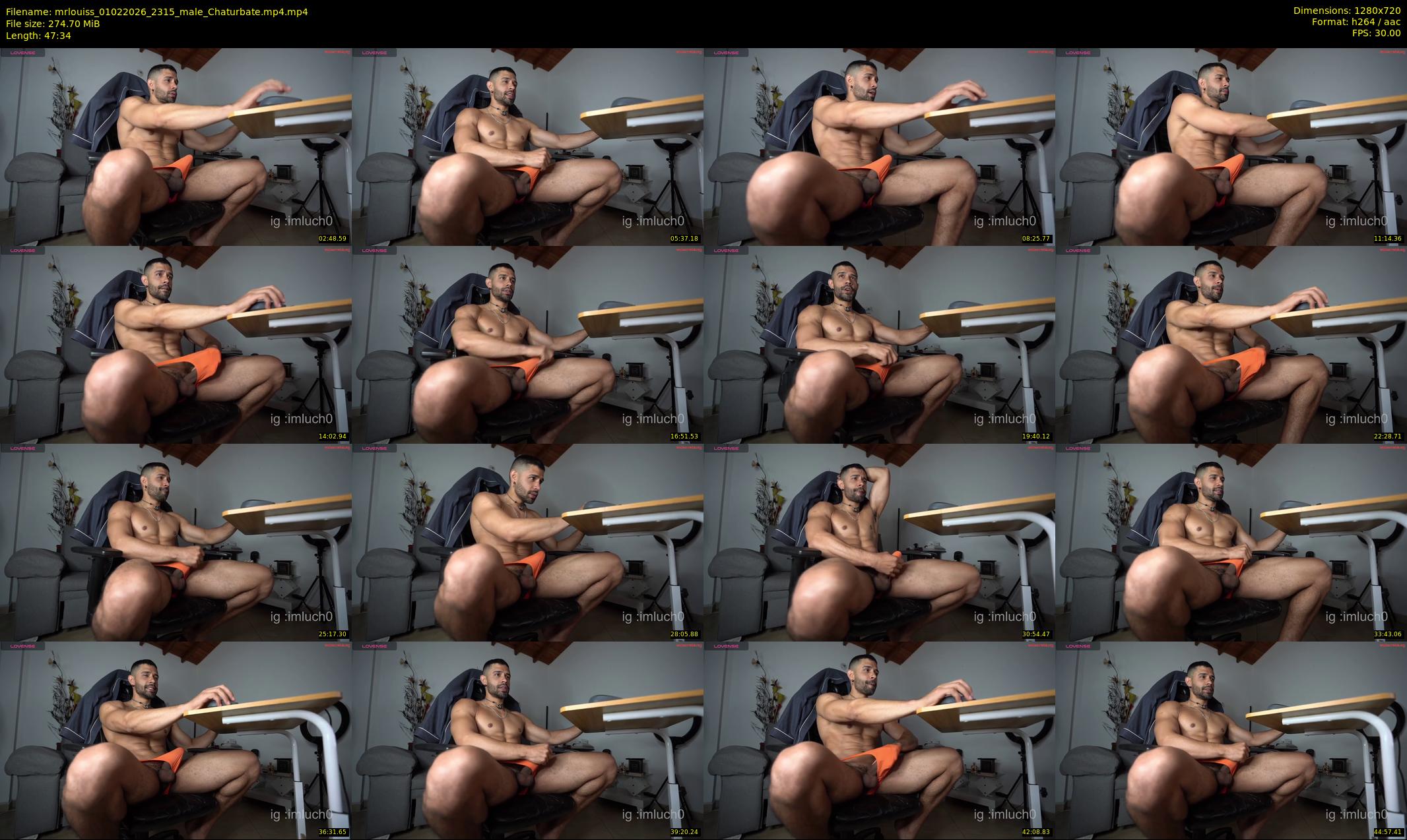 mrlouiss — 48 minute Chaturbate male cam show recording, 720p, Feb 1, 2026