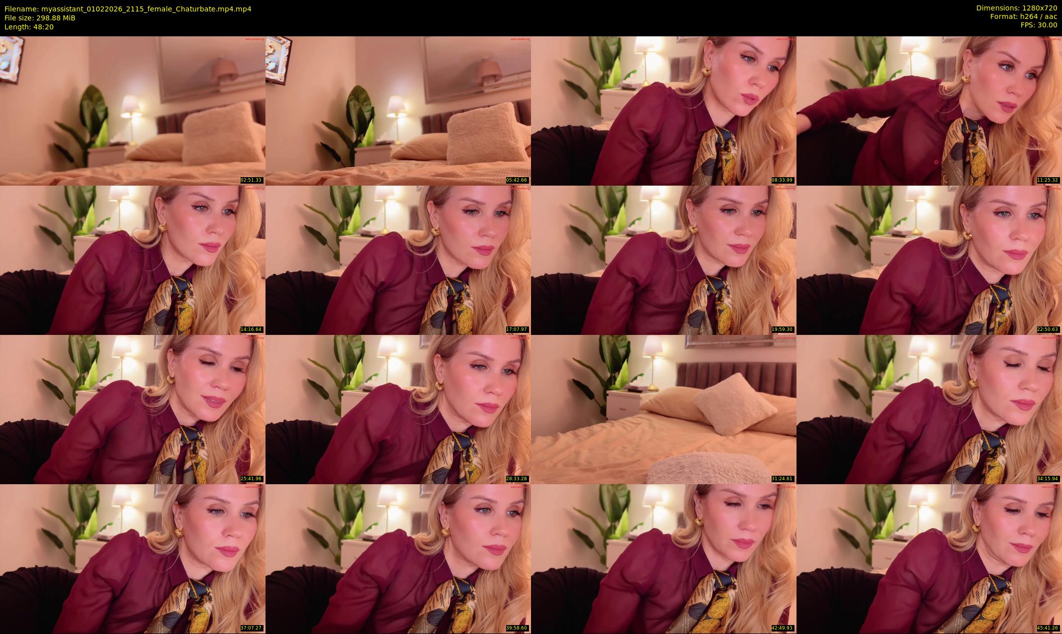 myassistant — 49 minute Chaturbate female cam show recording, 720p, Feb 1, 2026