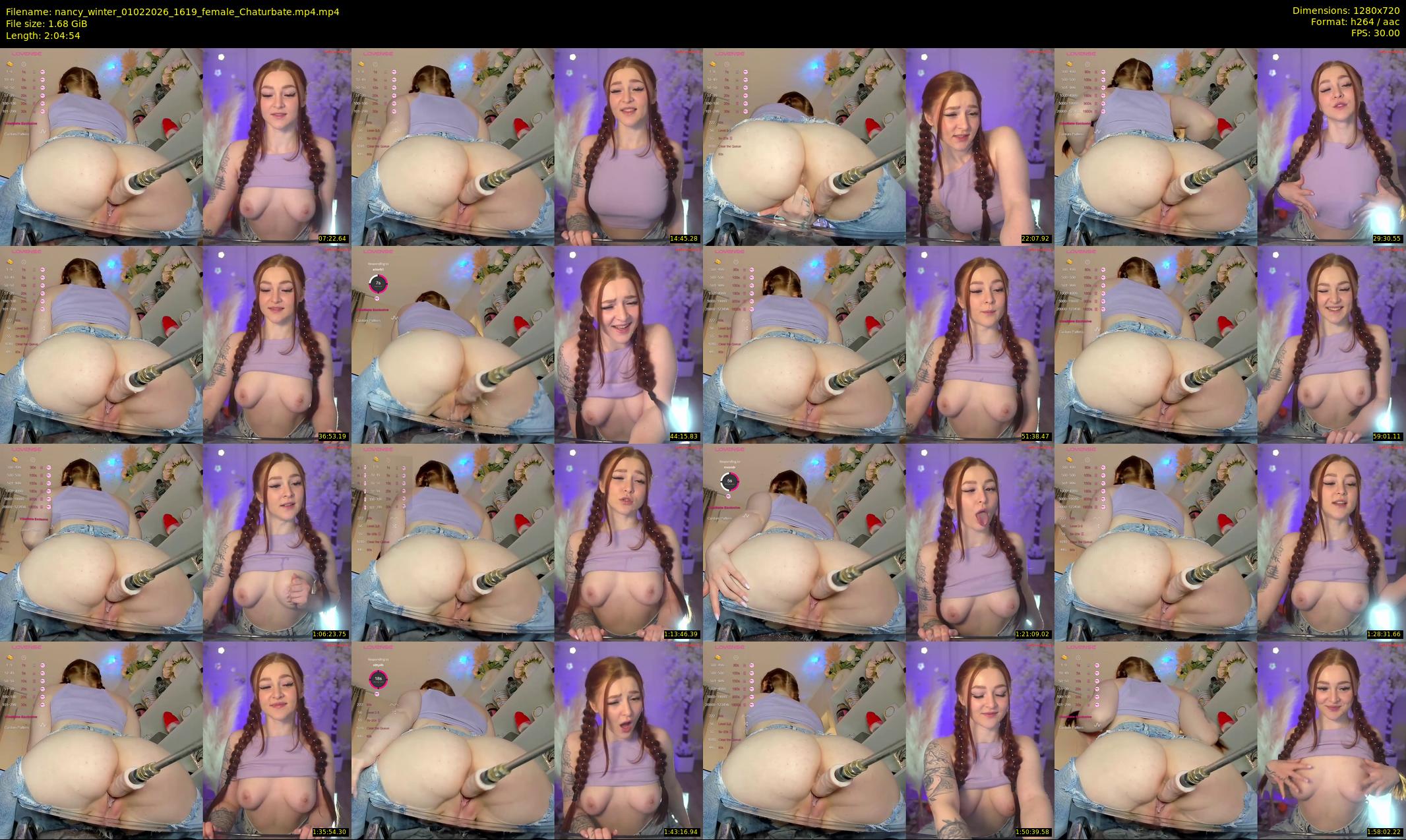 nancy_winter — 125 minute Chaturbate female cam show recording, 720p, Feb 1, 2026