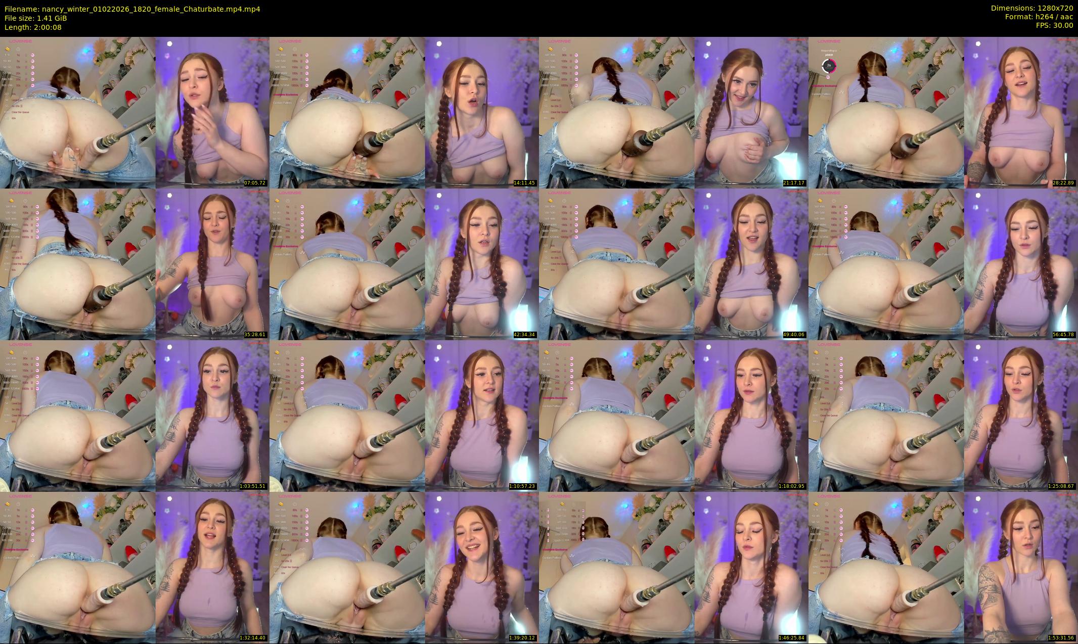 nancy_winter — 121 minute Chaturbate female cam show recording, 720p, Feb 1, 2026
