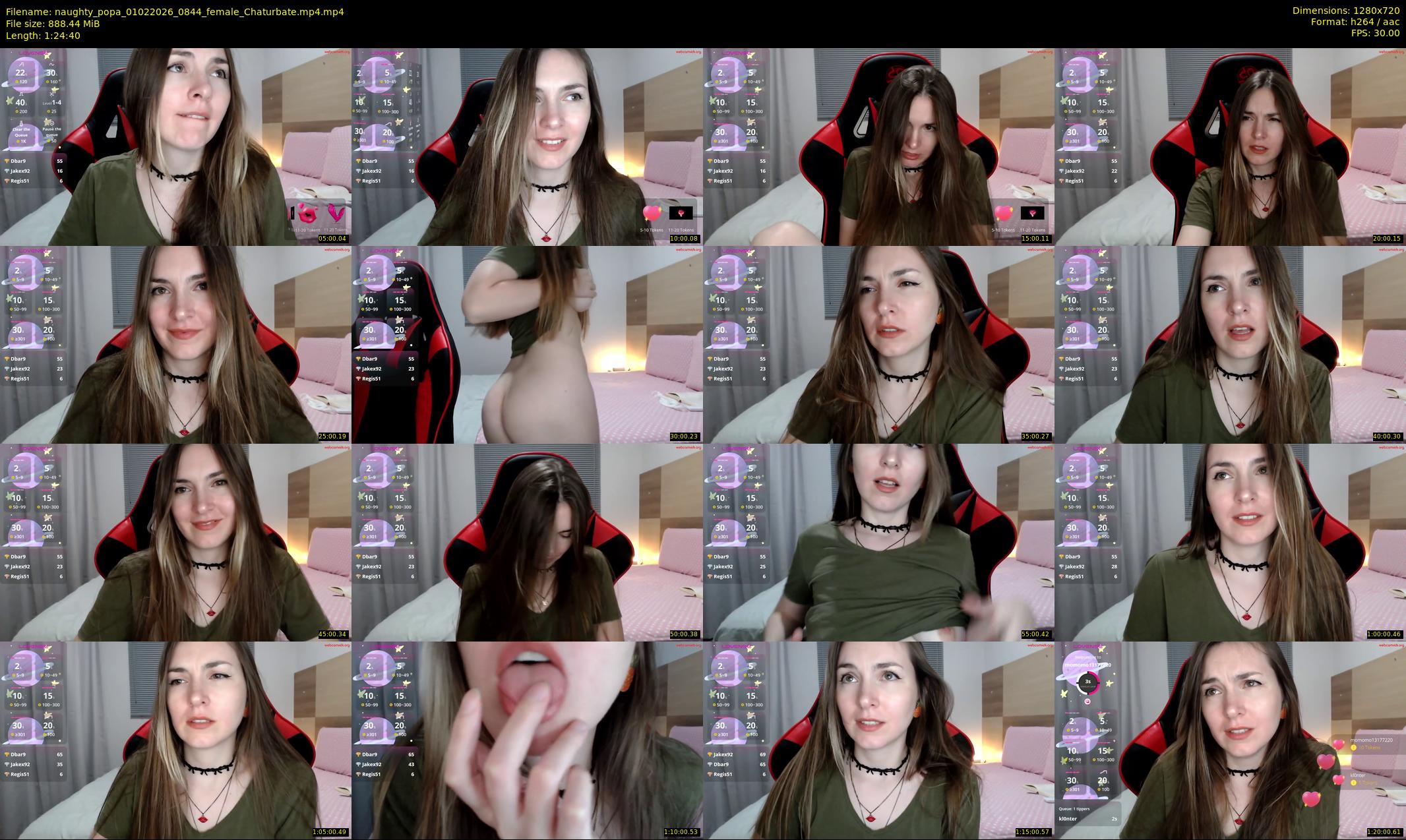 naughty_popa — 85 minute Chaturbate female cam show recording, 720p, Feb 1, 2026
