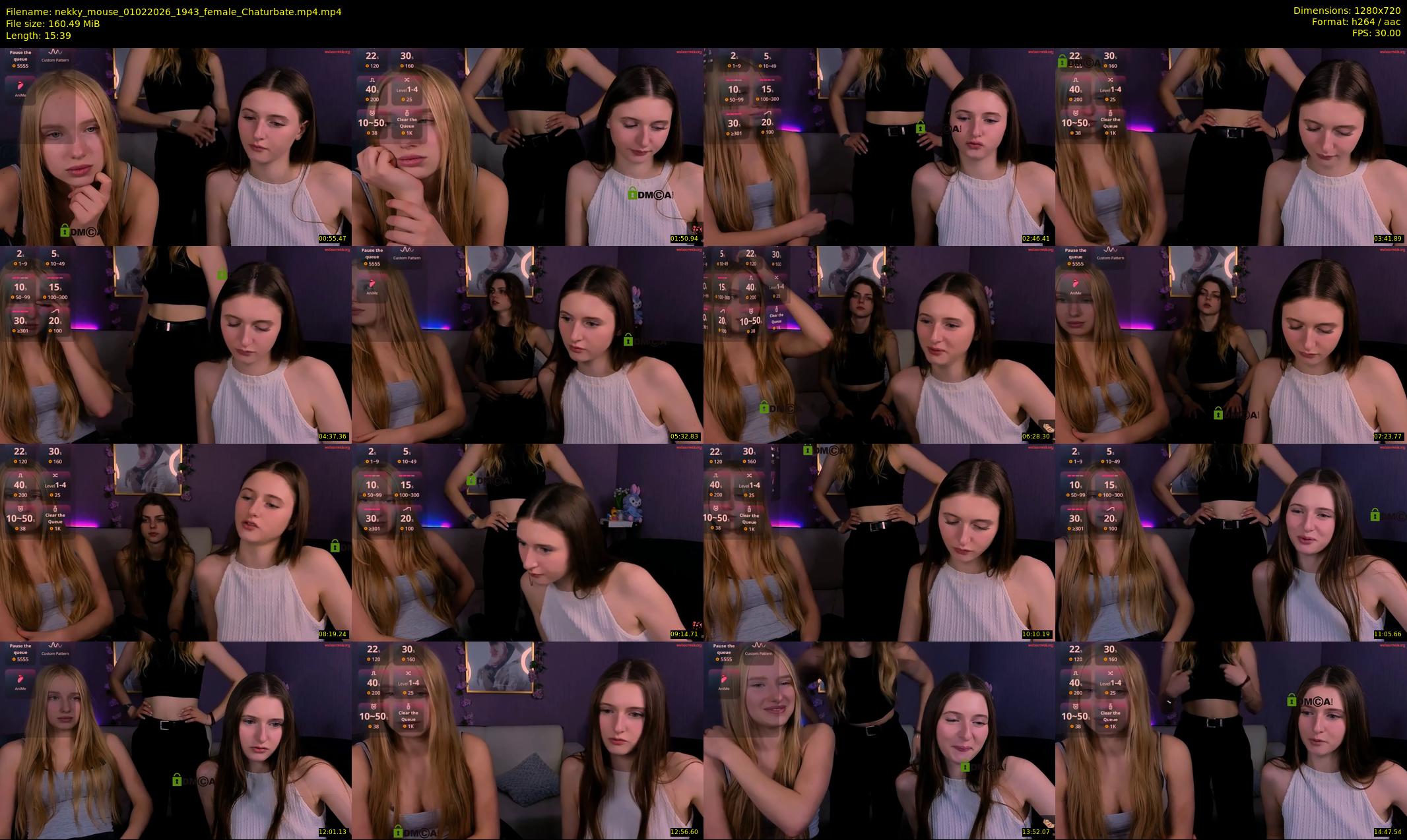 nekky_mouse — 16 minute Chaturbate female cam show recording, 720p, Feb 1, 2026