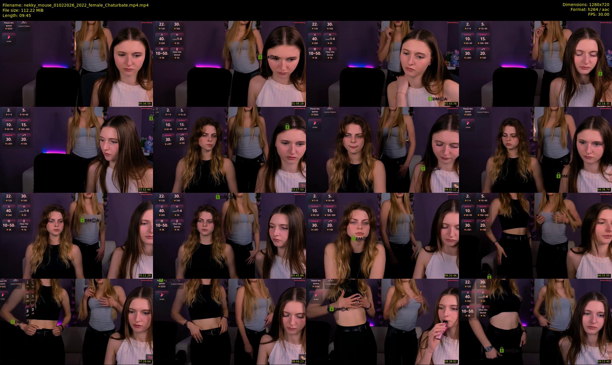 nekky_mouse — 10 minute Chaturbate female cam show recording, 720p, Feb 1, 2026