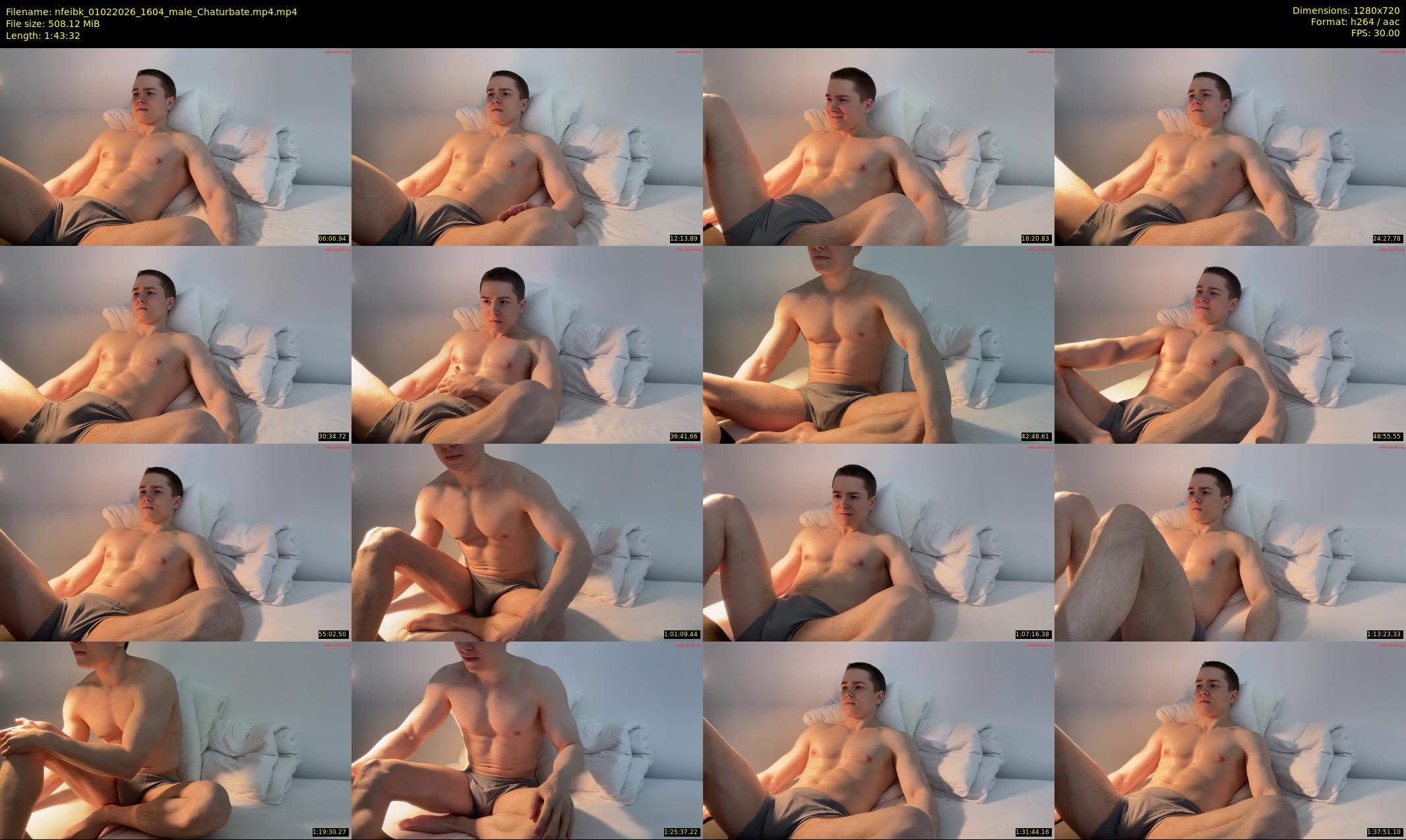 nfeibk — 104 minute Chaturbate male cam show recording, 720p, Feb 1, 2026
