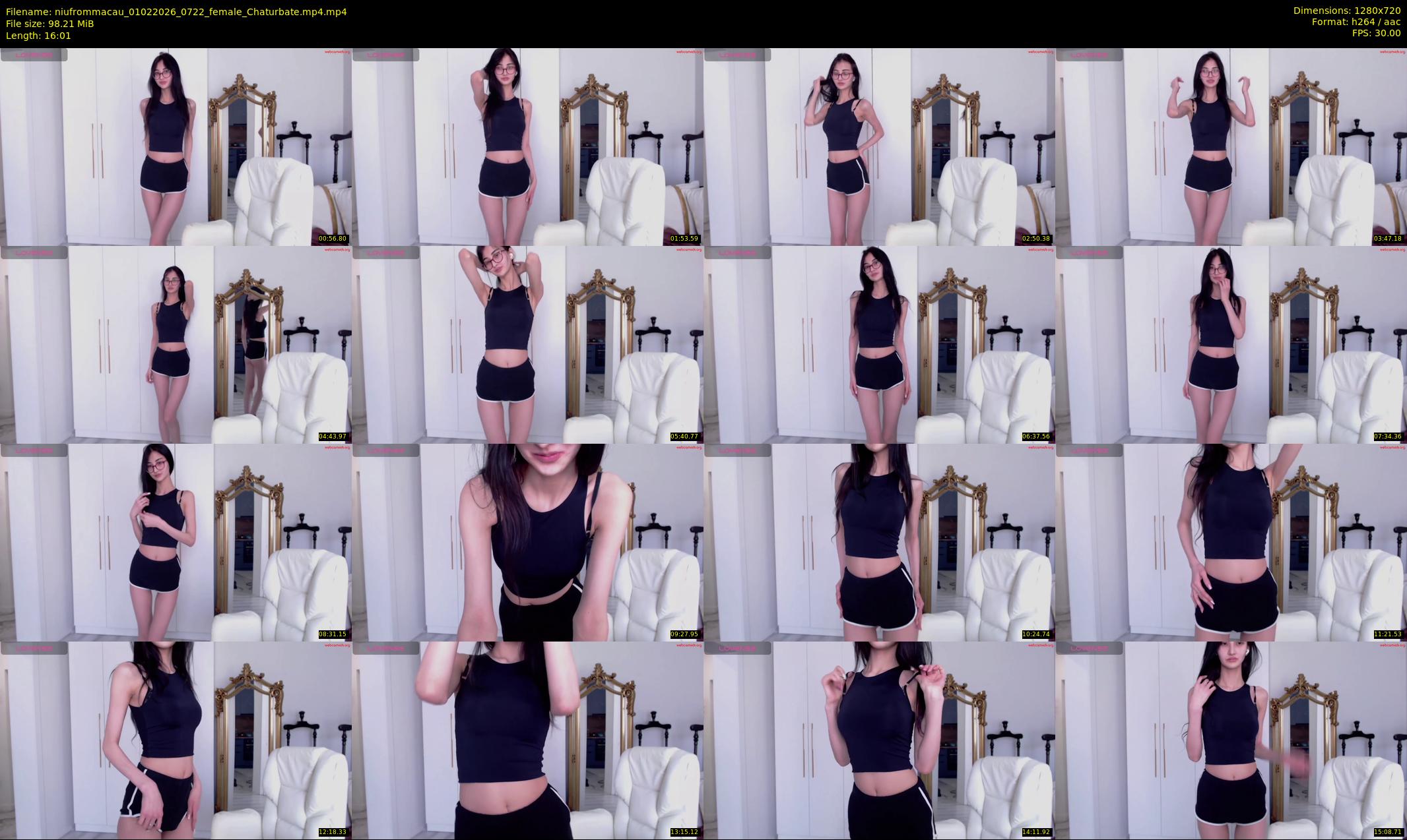 niufrommacau — 17 minute Chaturbate female cam show recording, 720p, Feb 1, 2026