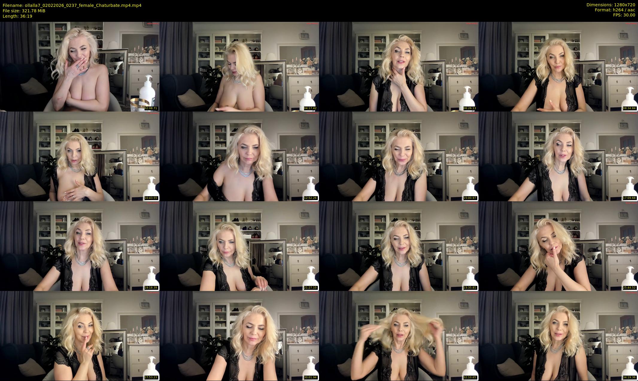 ollalla7 — 37 minute Chaturbate female cam show recording, 720p, Feb 2, 2026