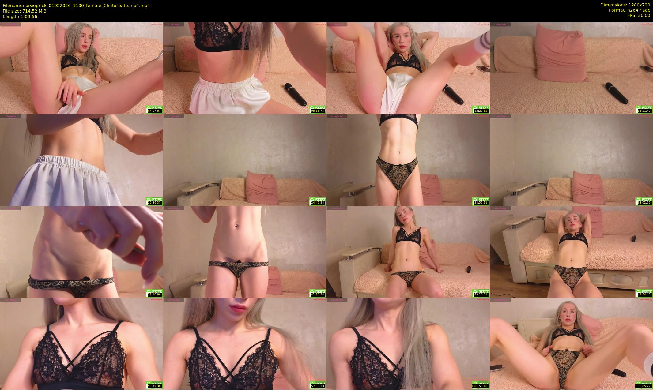 pixieprick — 70 minute Chaturbate couple cam show recording, 720p, Feb 1, 2026